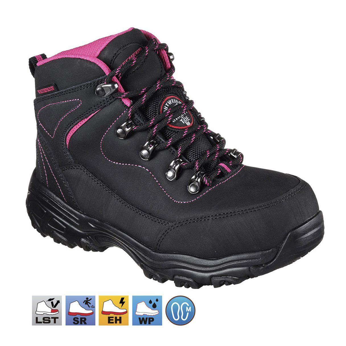 Botín de seguridad Skechers Amasa mujer waterproof puntera de aleación talla 35-2