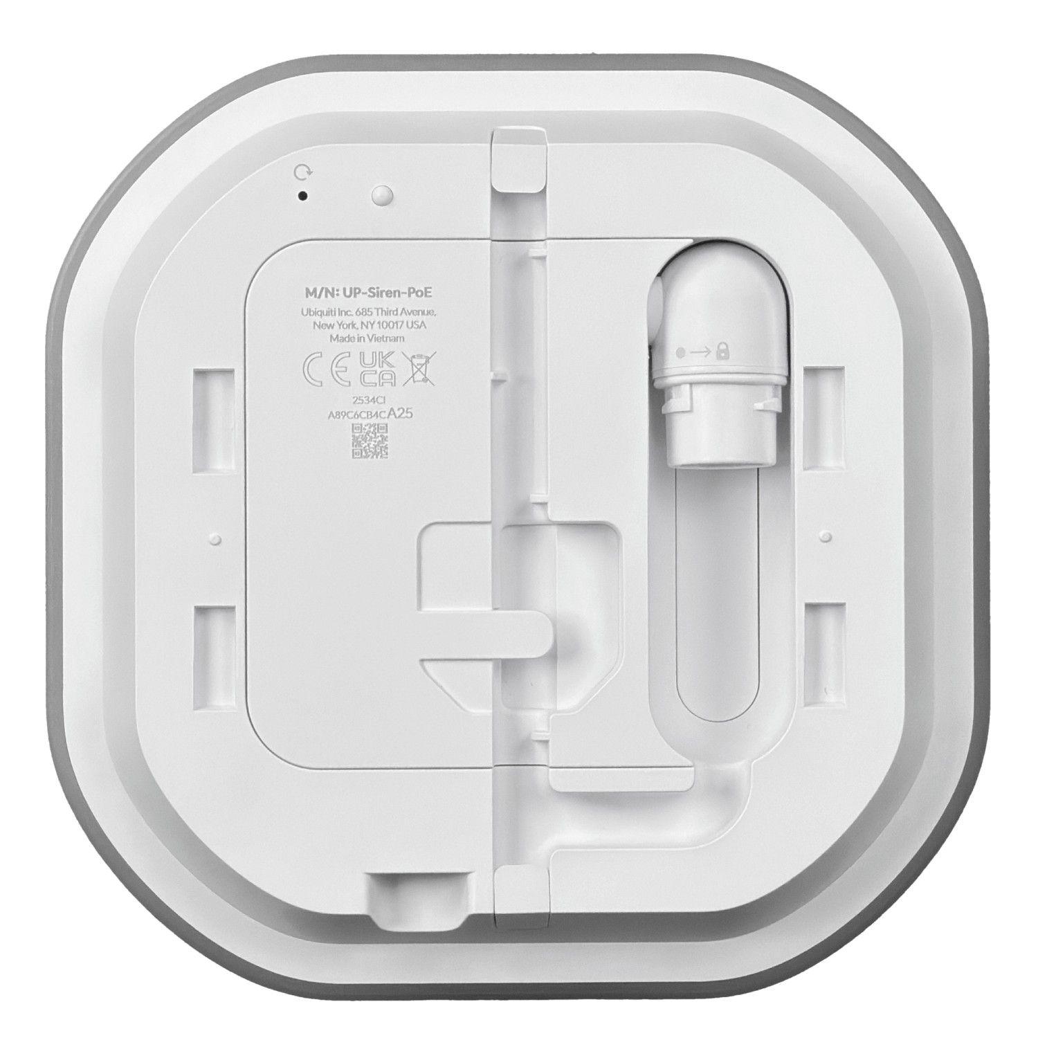Alarma de emergencia Ubiquiti 110 dB con LED IP56 PoE-4