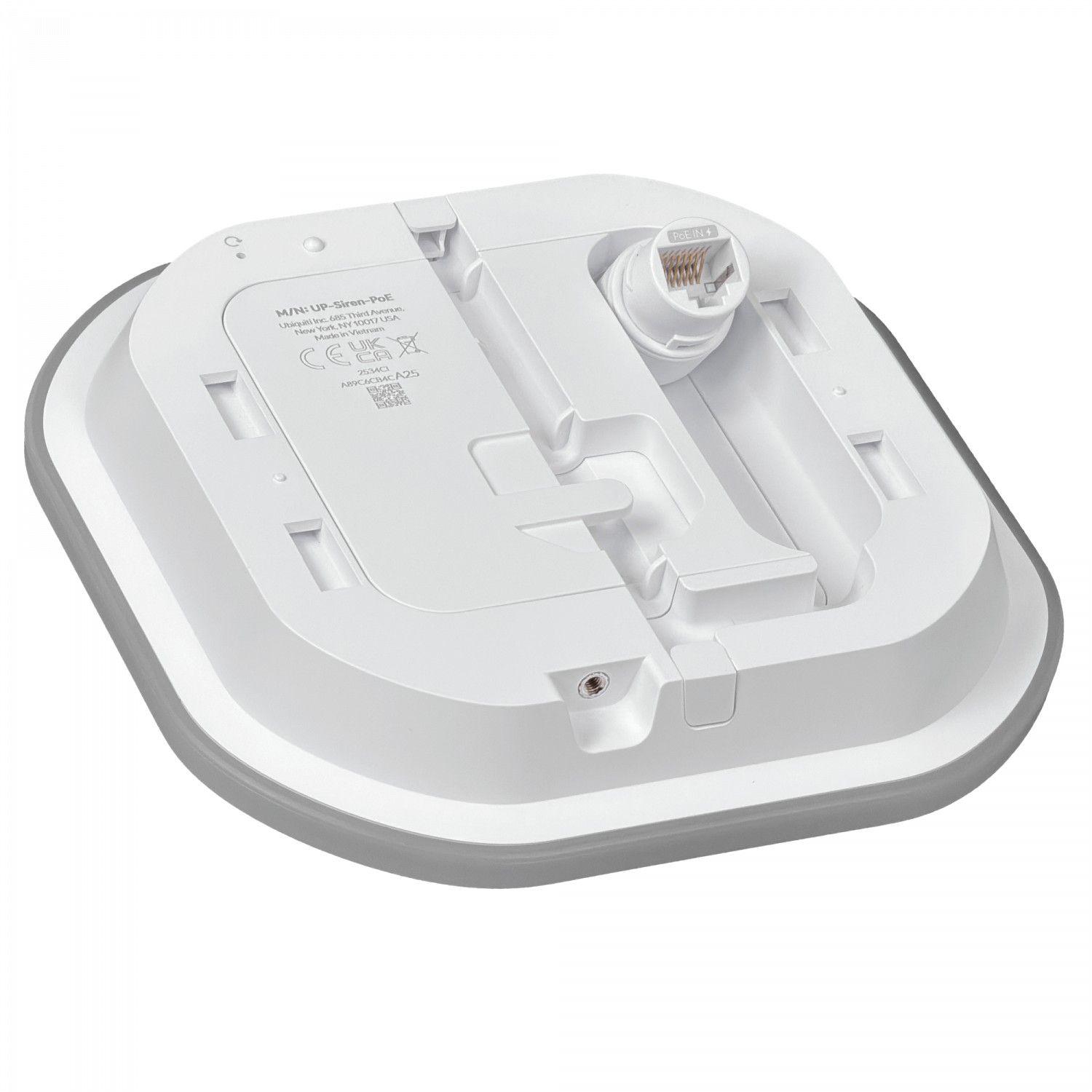 Alarma de emergencia Ubiquiti 110 dB con LED IP56 PoE-5