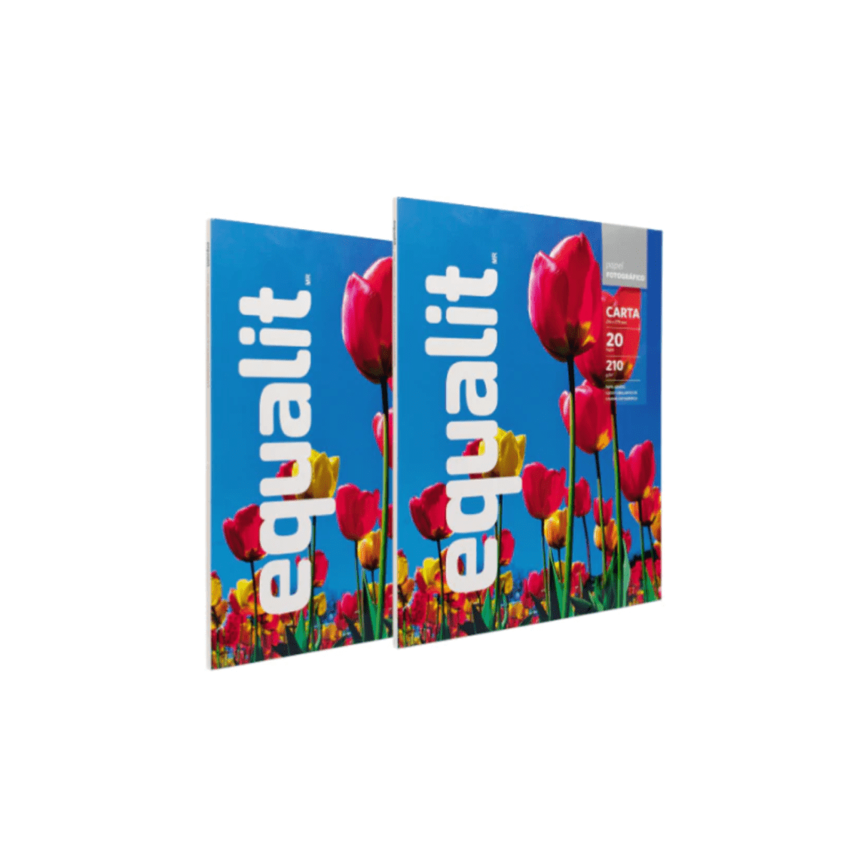 Papel fotográfico Equalit carta 210 g 20 hojas glossy-1
