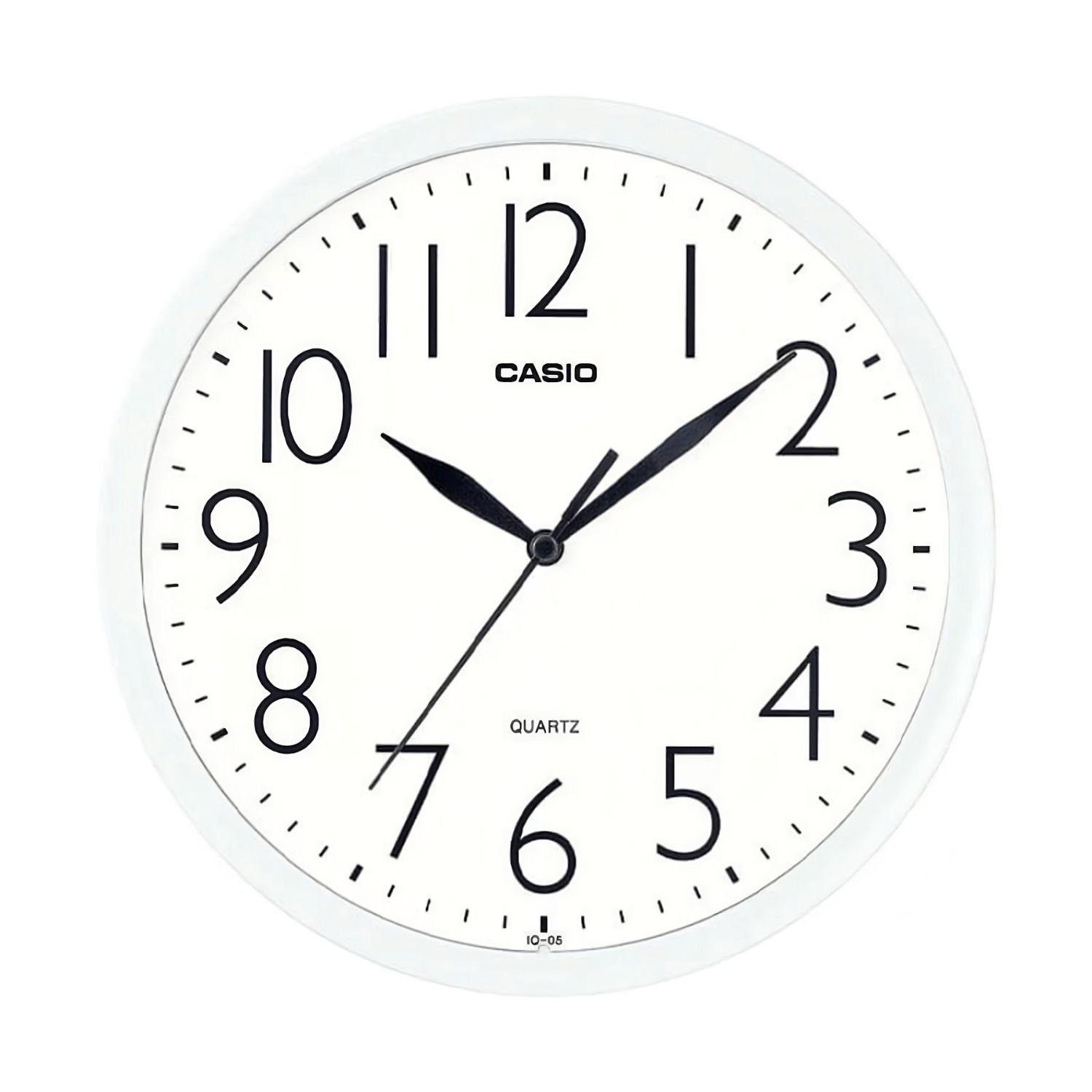 Reloj de mural Casio IQ-05 redondo 24,6 cm-0