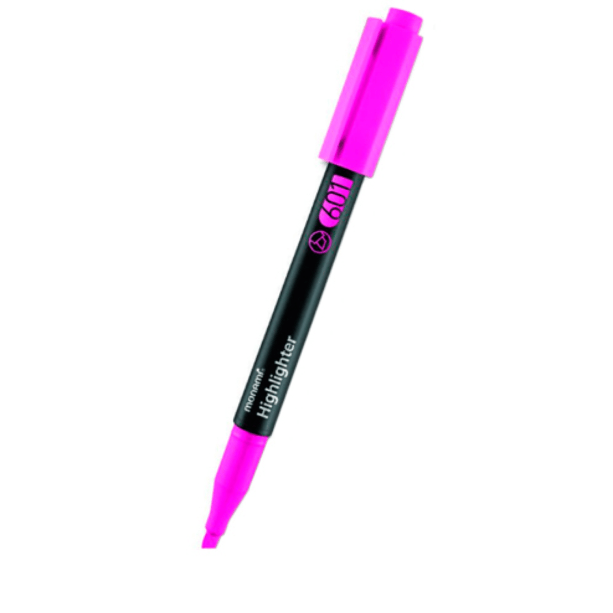 Destacador Monami Tipo lápiz 601 rosado-1