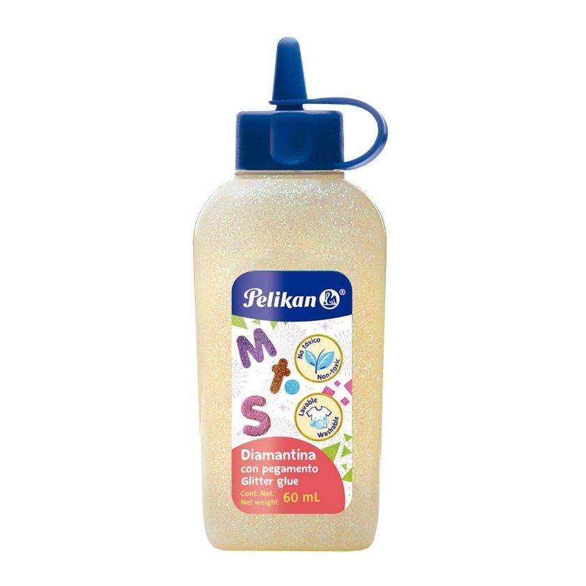 Adhesivo Glitter Glue Pelikan 60 ml perla-0