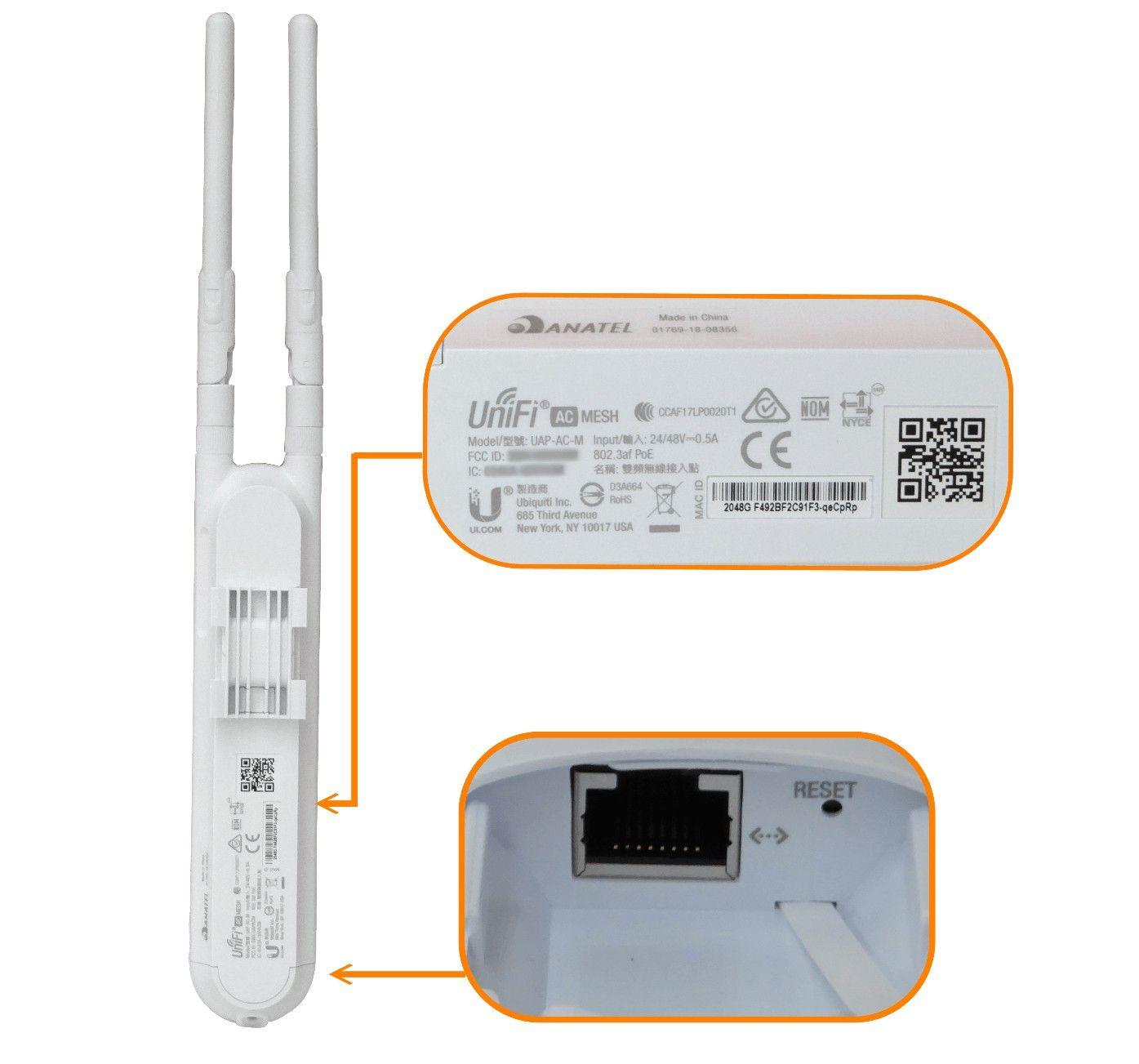 Punto de acceso Ubiquiti AC1200 2,4/5 GHz 300/867 Mbps requiere PoE 24 V-2