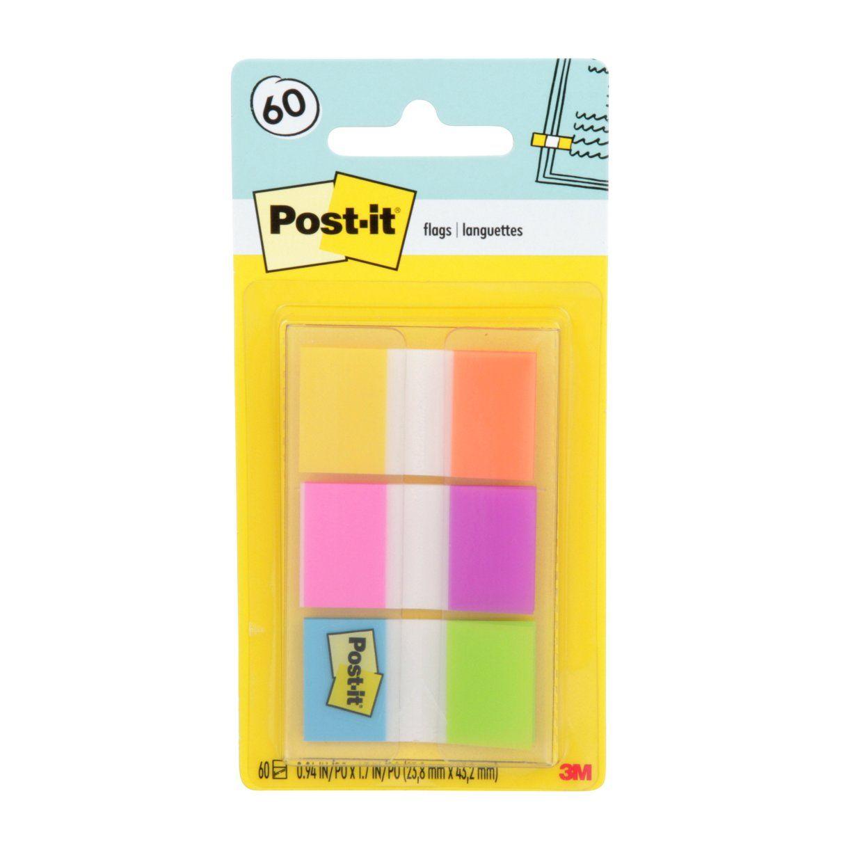 Separador de página Post-It Banderita 60 hojas colores-1