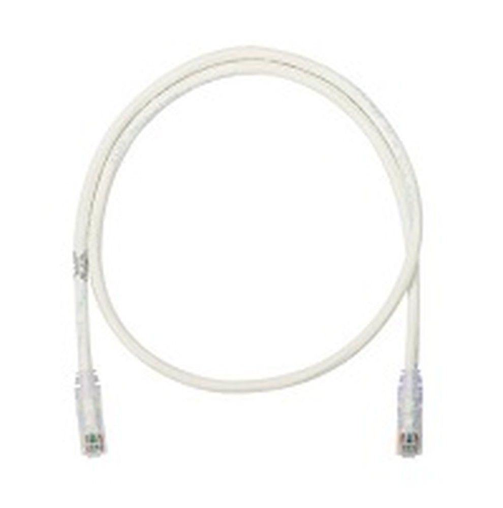 Cable de parcheo Panduit NetKey CAT6 UTP 24 AWG 2,1 m blanco-0