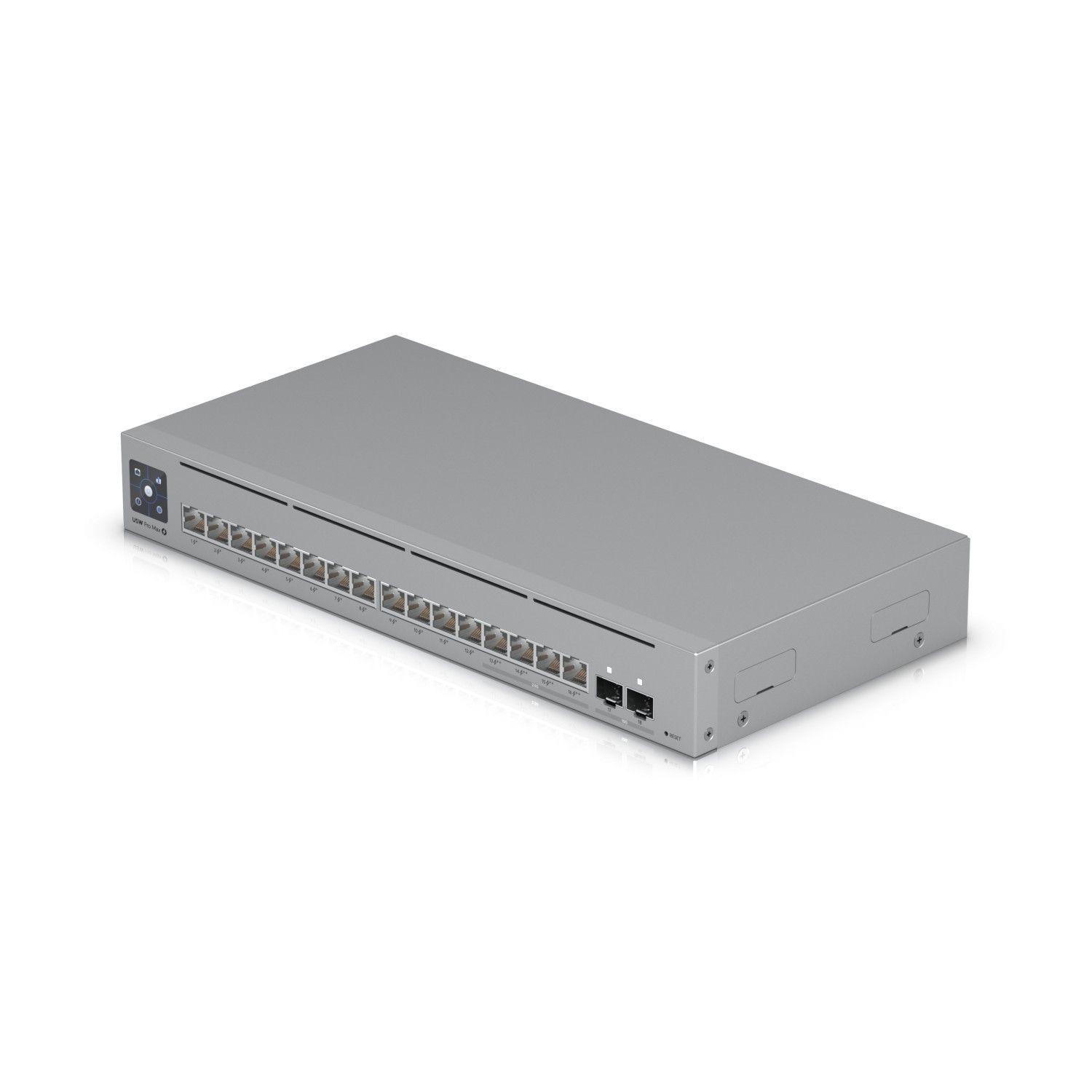 Switch Ubiquiti 12-1000 PoE+ 180 W con 2 SFP+ 10G-0