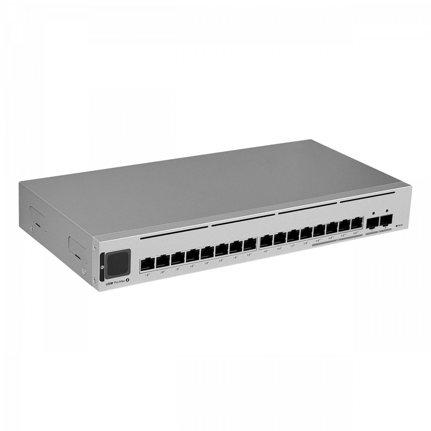 Switch Ubiquiti 12-1000 PoE+ 180 W con 2 SFP+ 10G-3