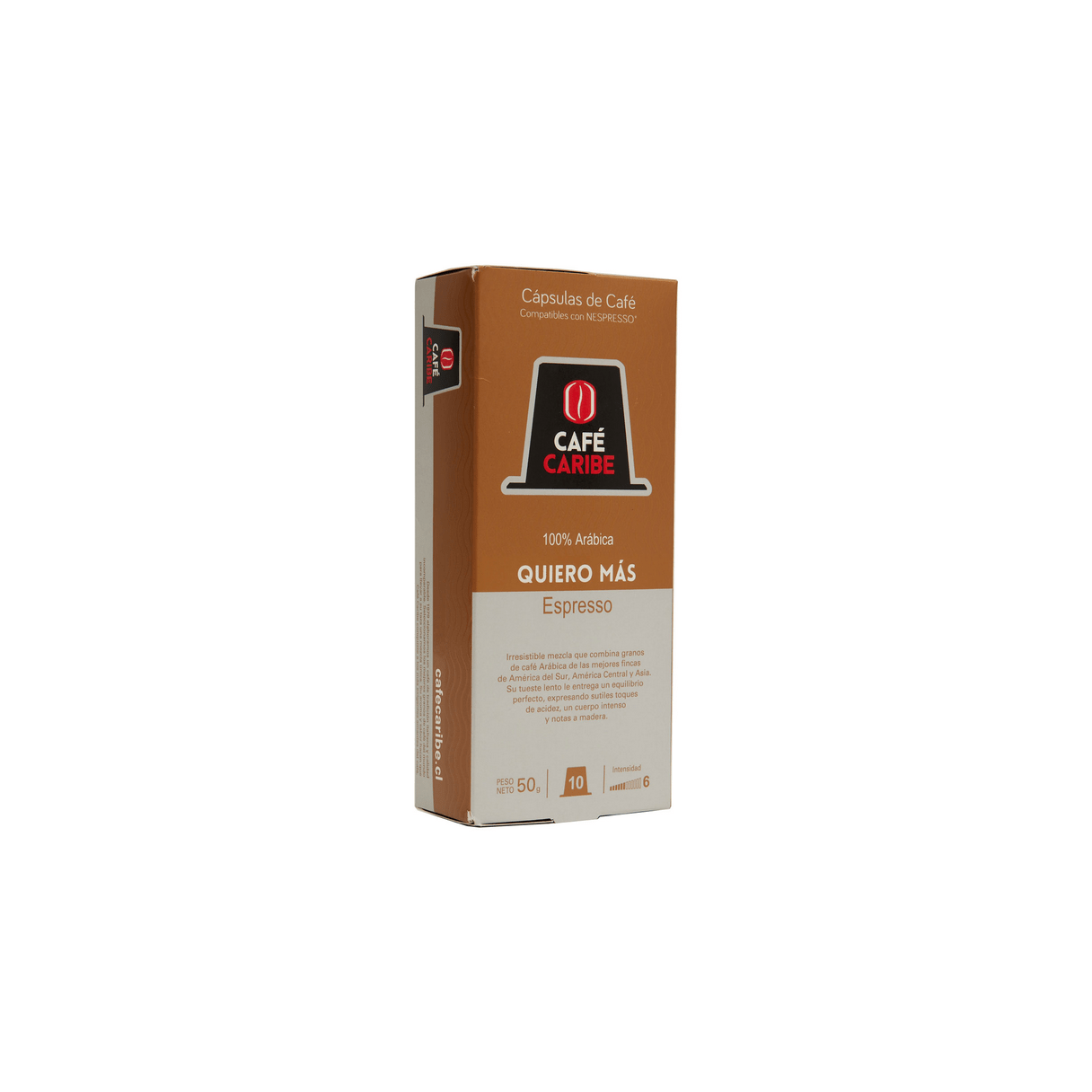Cápsula de café Café Caribe Quiero Más Espresso 10 unidades-2