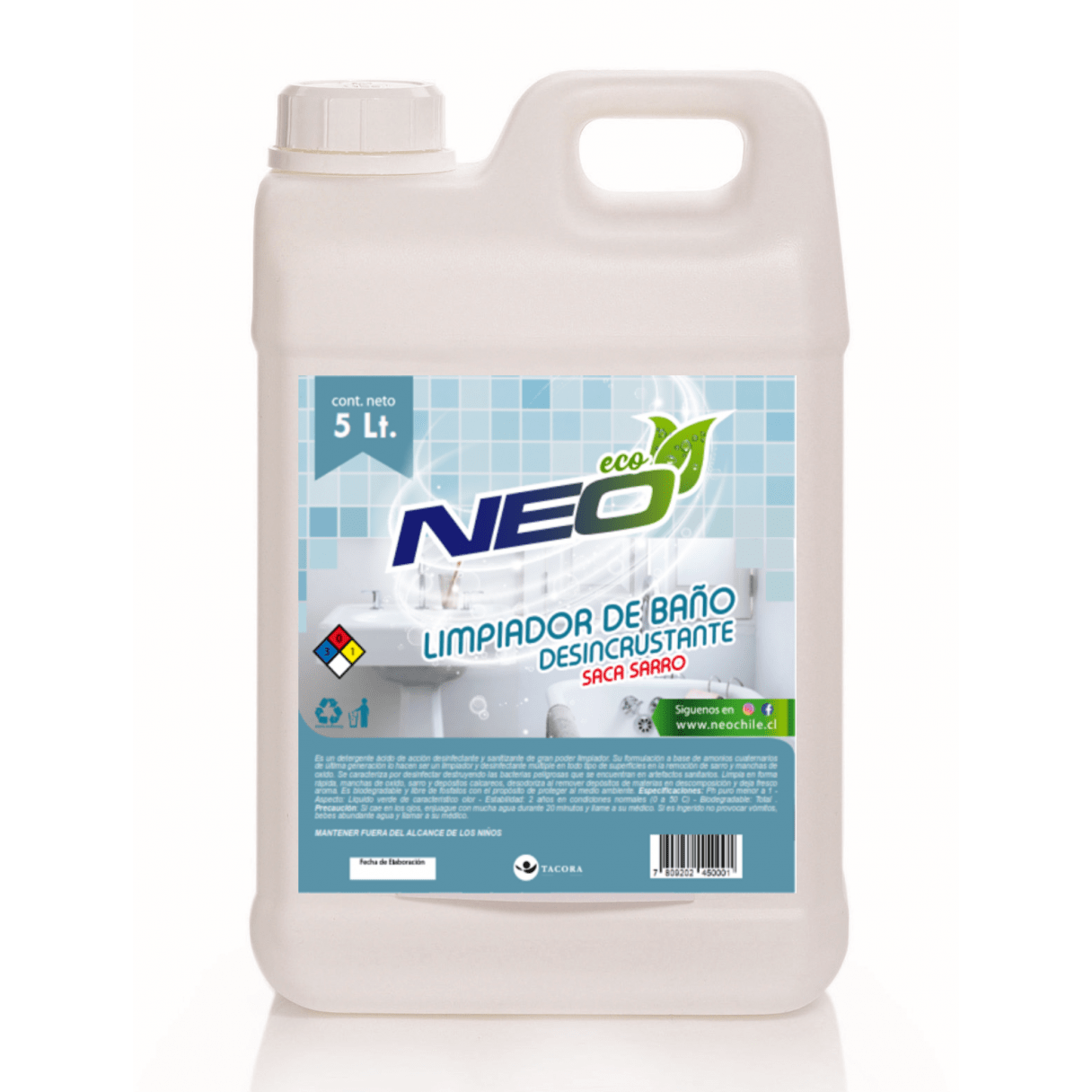 Limpiador de baño NEO Saca sarro 5 L-1
