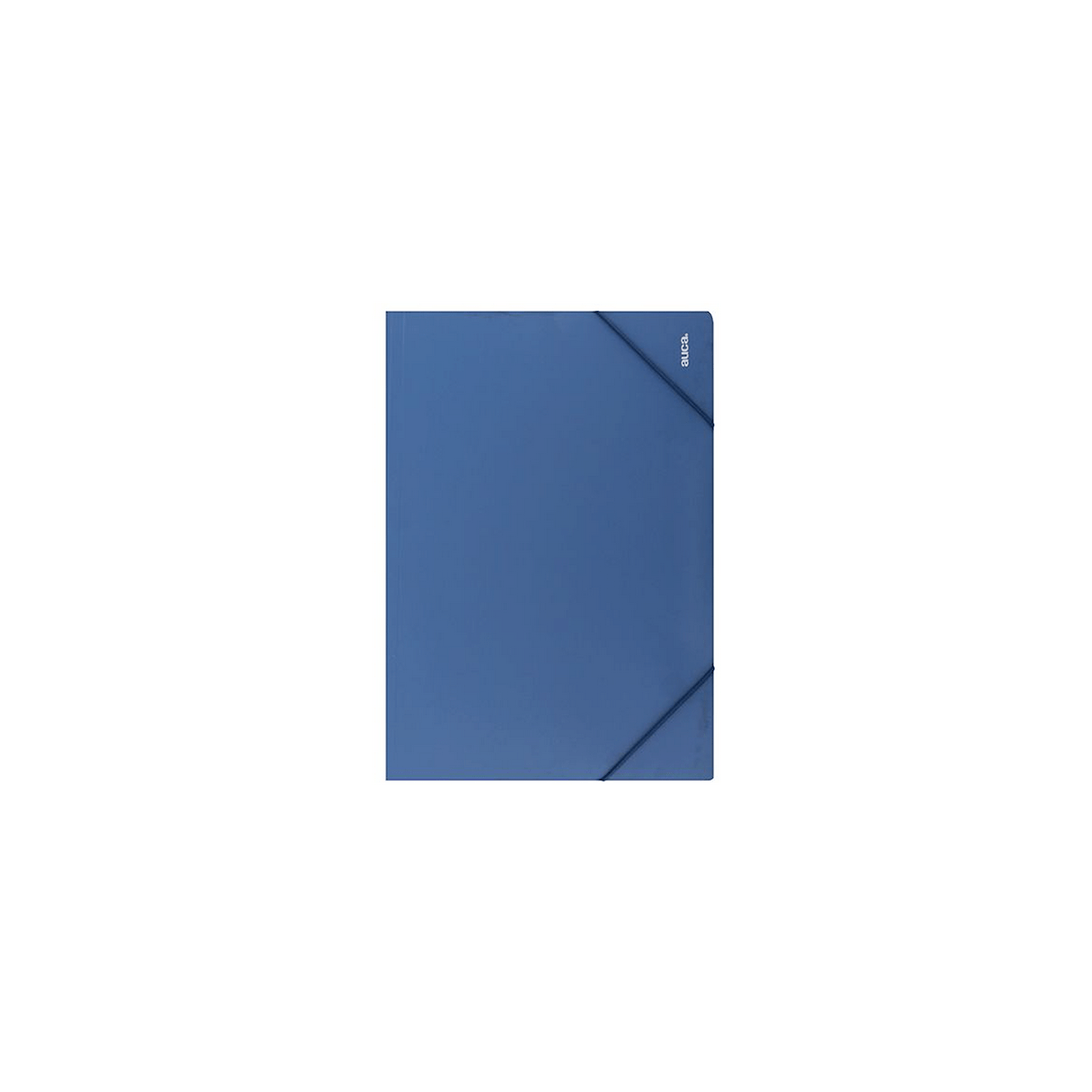 Carpeta cartera Auca con elástico formato oficio azul-1