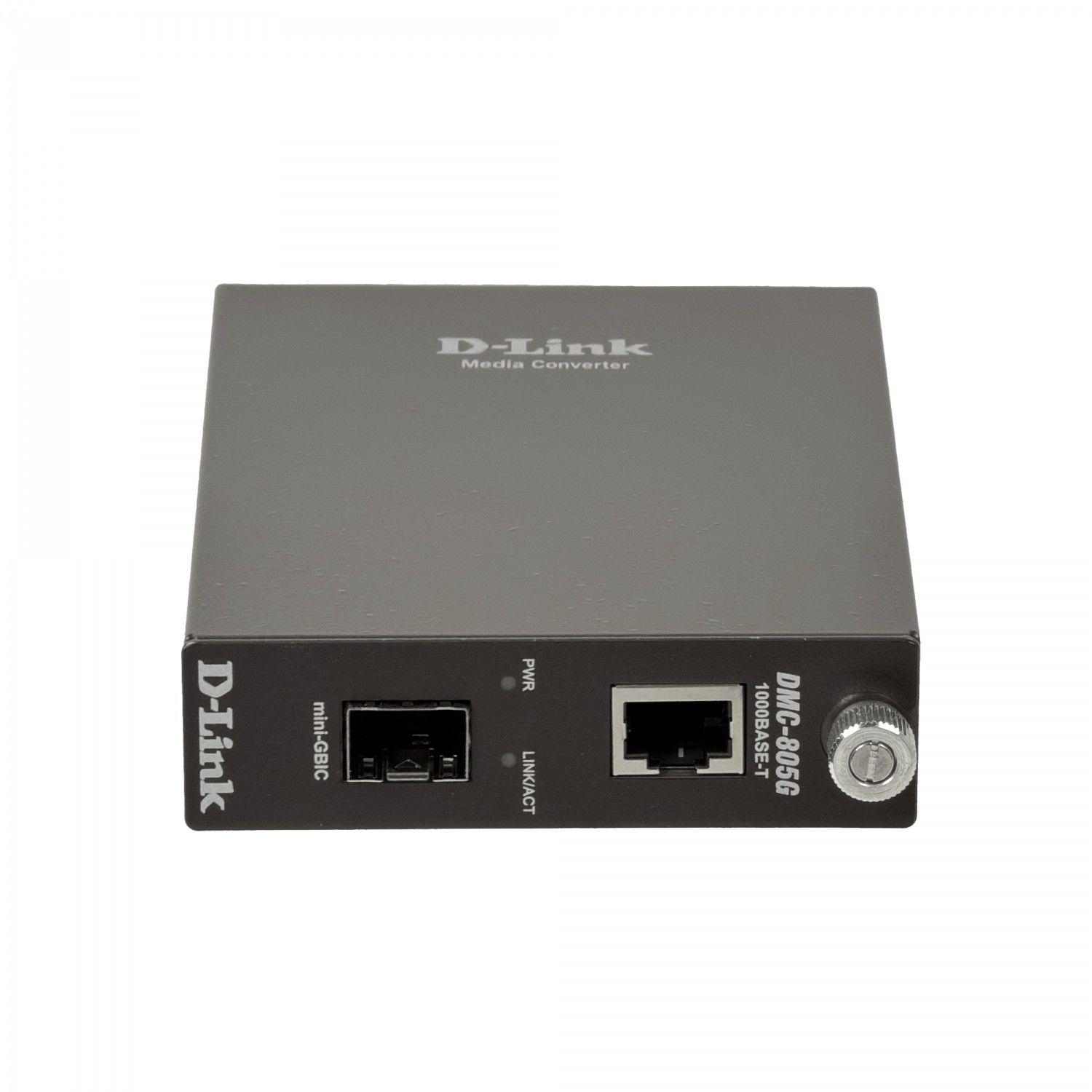 Convertidor de medios D-Link SFP 1 a RJ45 Gigabit 5V/1A-1