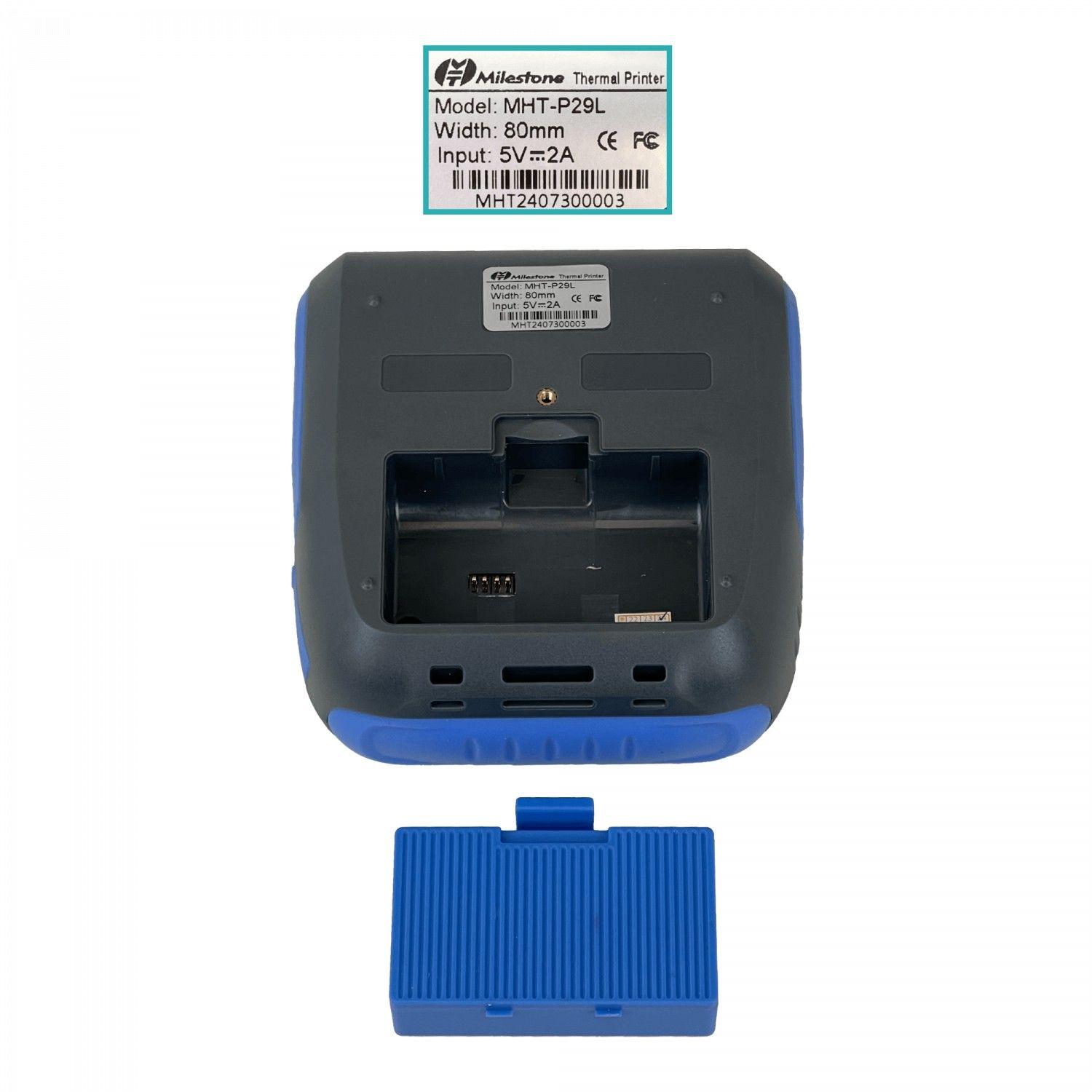 Impresora térmica portátil Bluetooth USB-C 80 mm 5 V 1 A-4