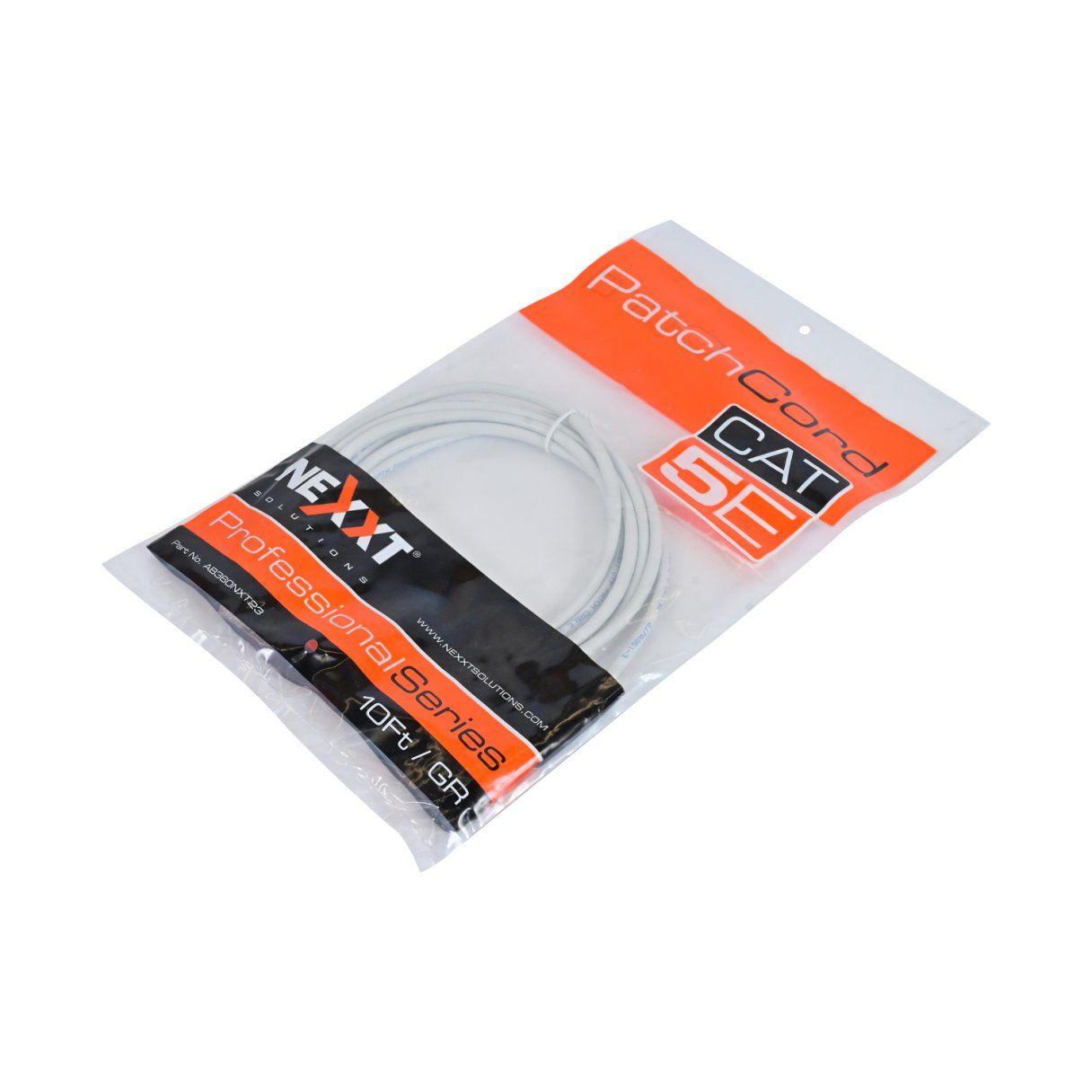 Cable de red Nexxt Solutions Cat 5E UTP 3 m gris-0