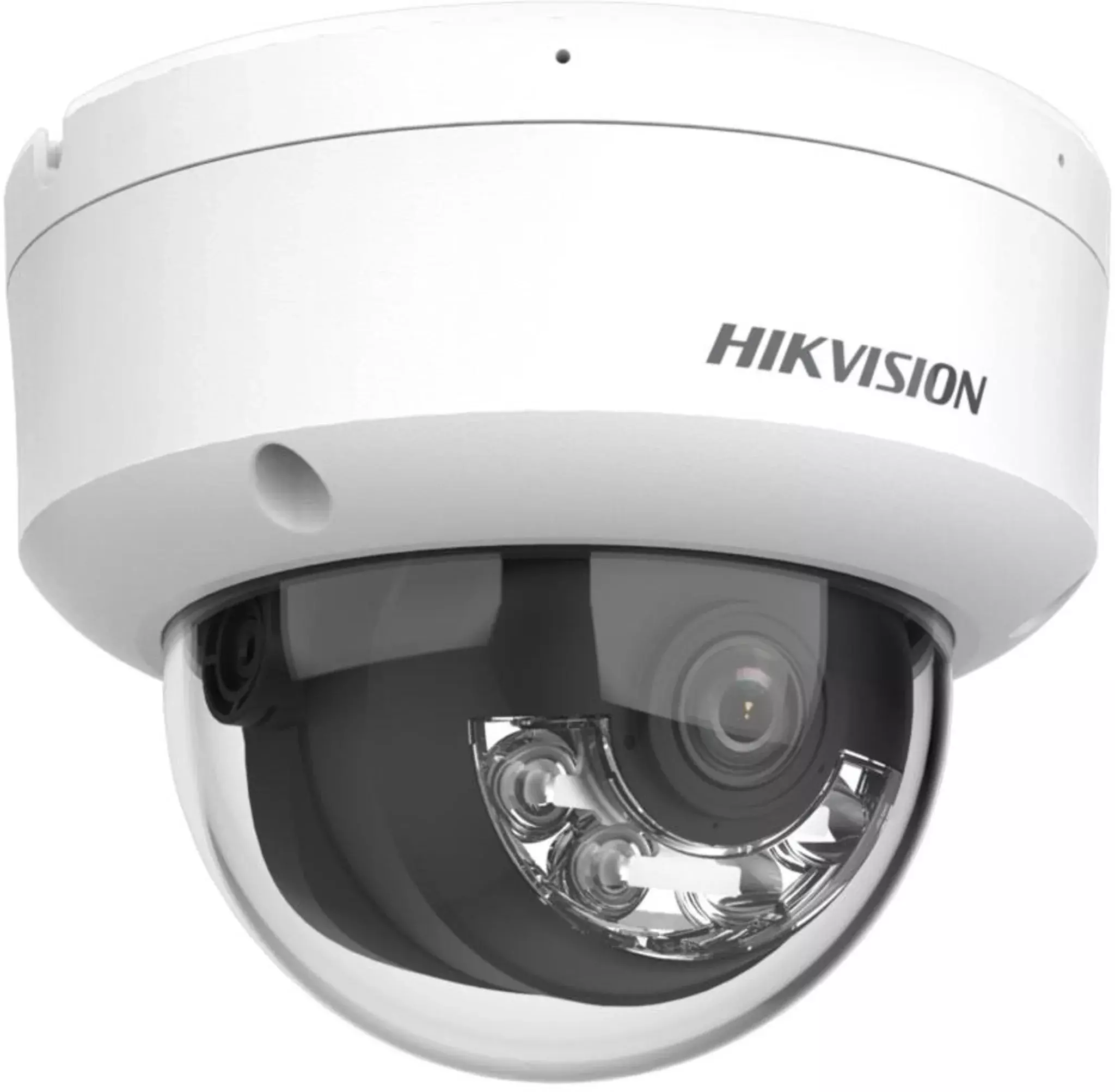 Cámara domo IP Hikvision 2MP 2.8 mm Hybrid Light IP67 Acusense-1