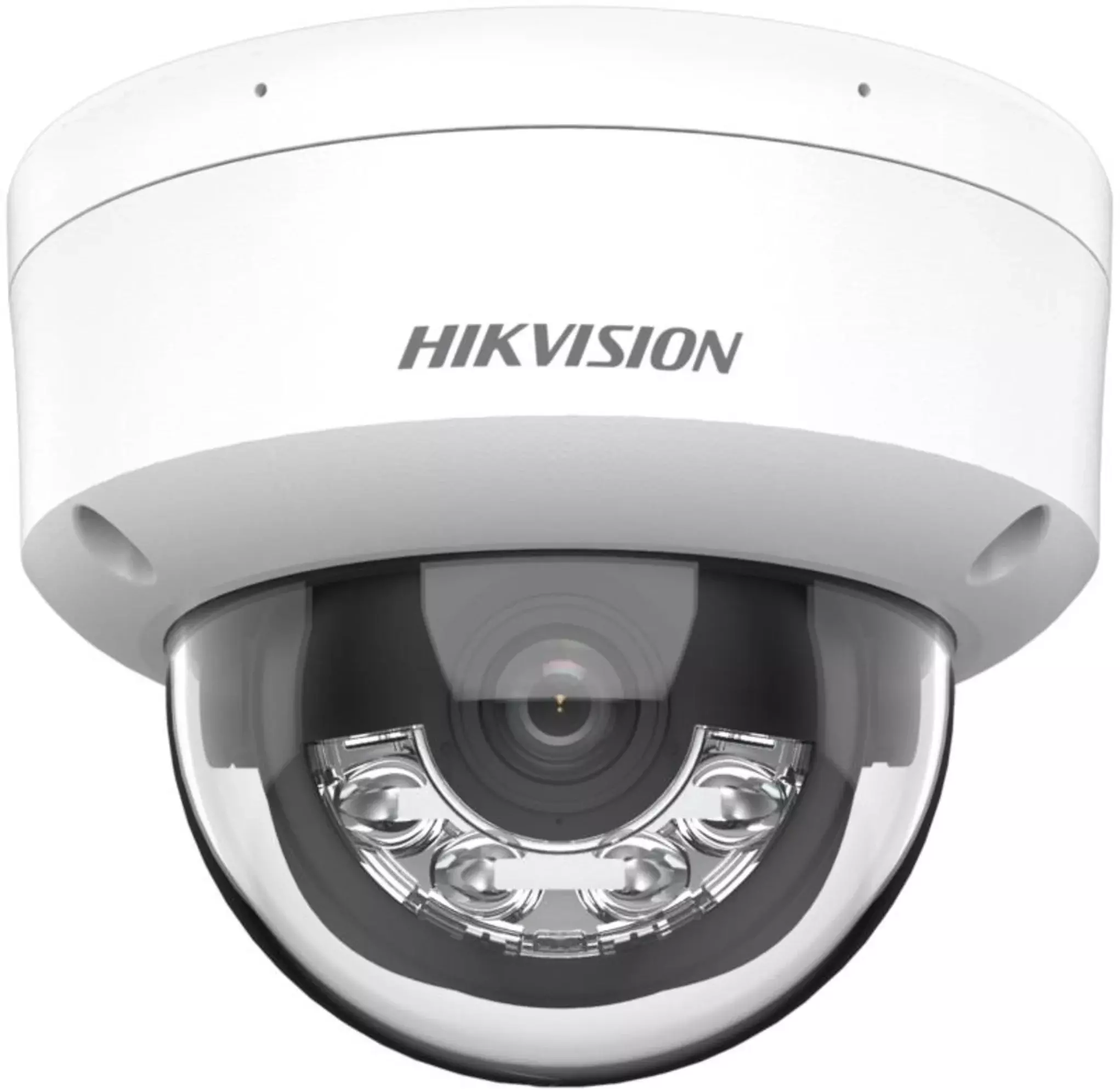 Cámara domo IP Hikvision 2MP 2.8 mm Hybrid Light IP67 Acusense-3
