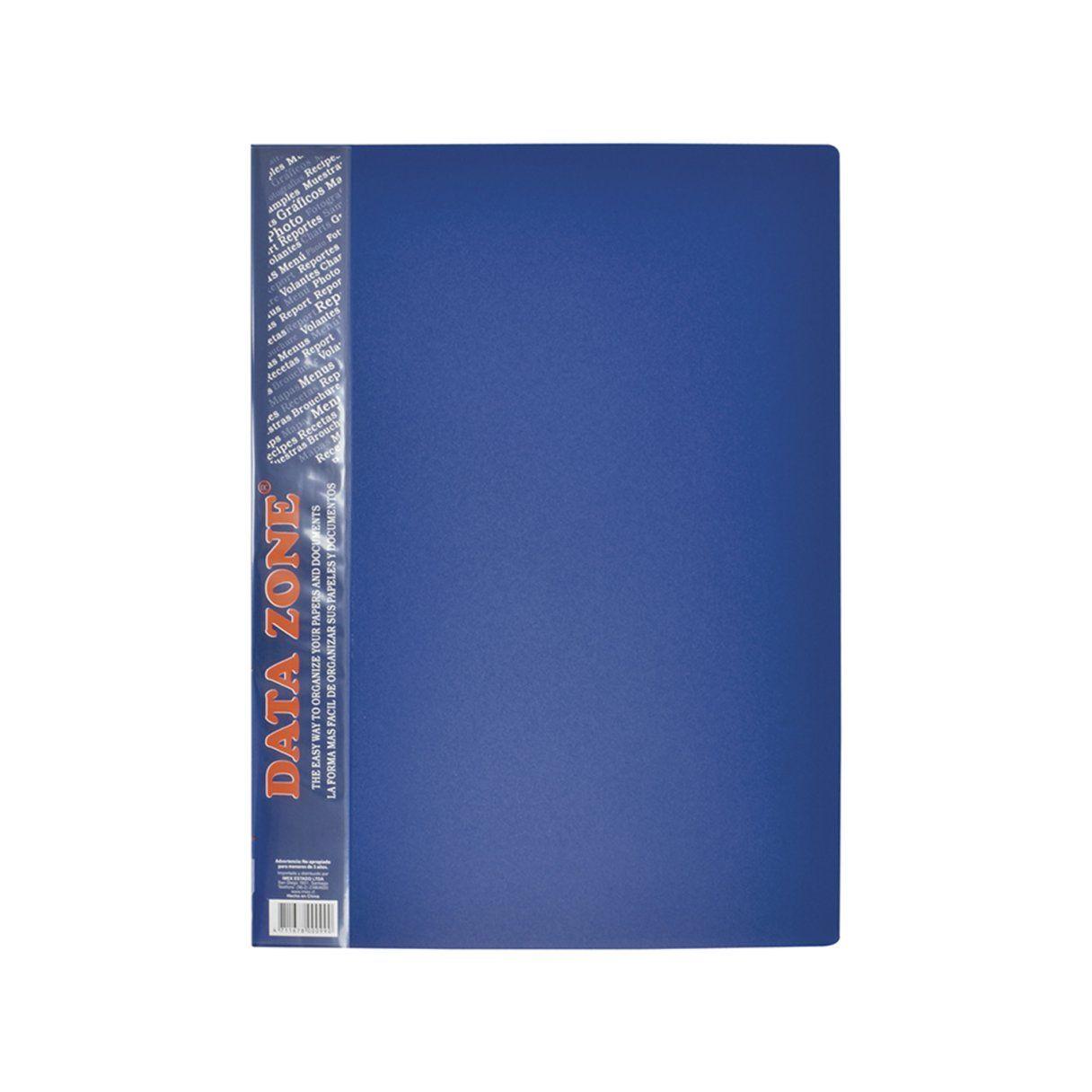 Carpeta con funda Data Zone A4 azul-0