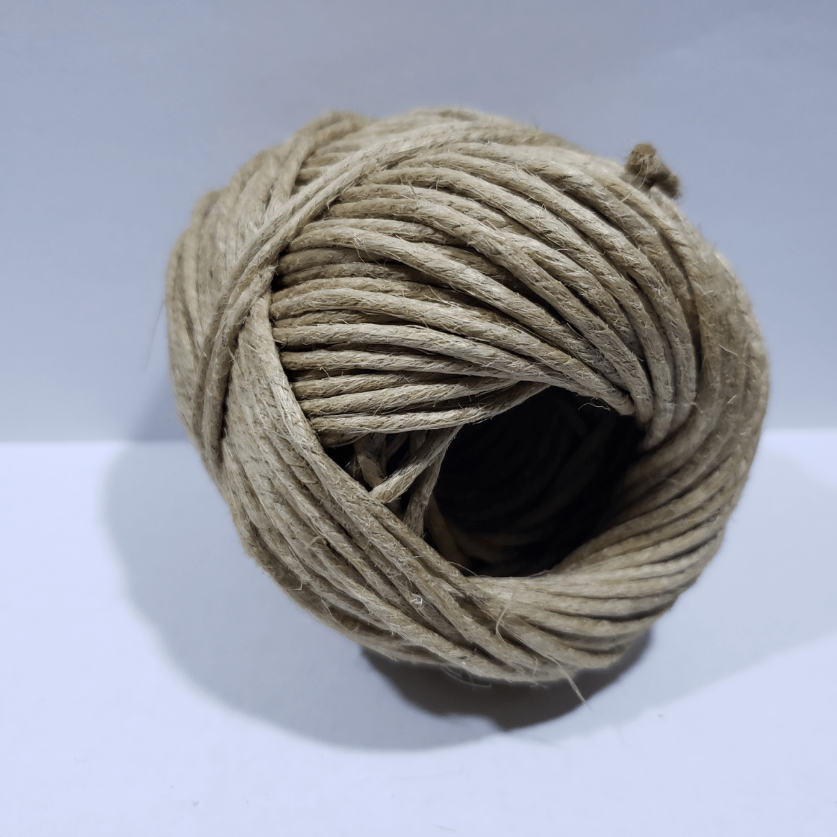 Cáñamo ovillo pulido 90 g diámetro 2 mm-0