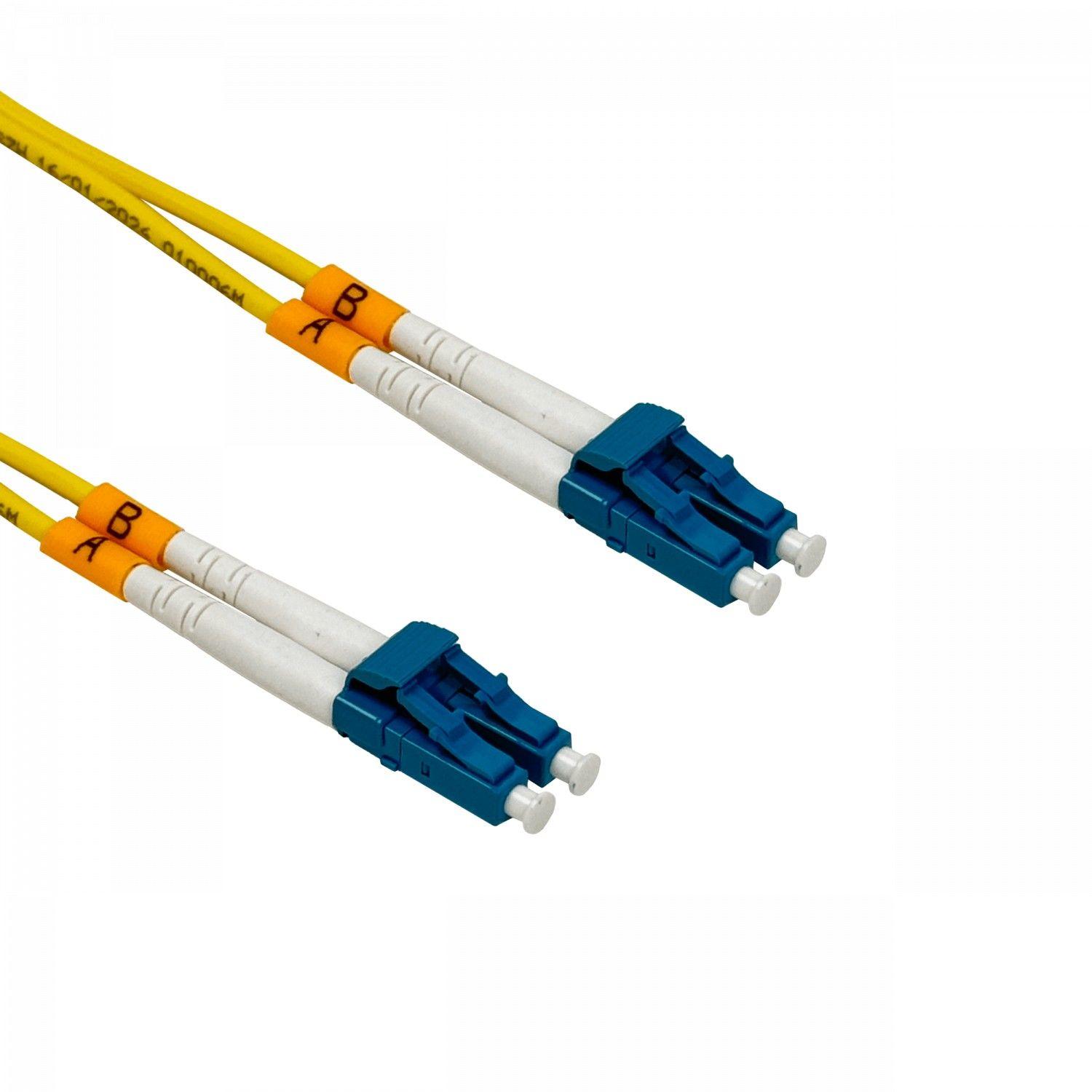 Cable de fibra óptica LC-LC monomodo duplex 2 m 9/125 um-1