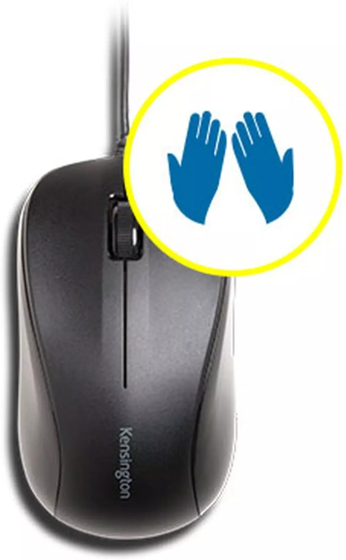 Mouse Kensington KNS USB 3 botones negro-4