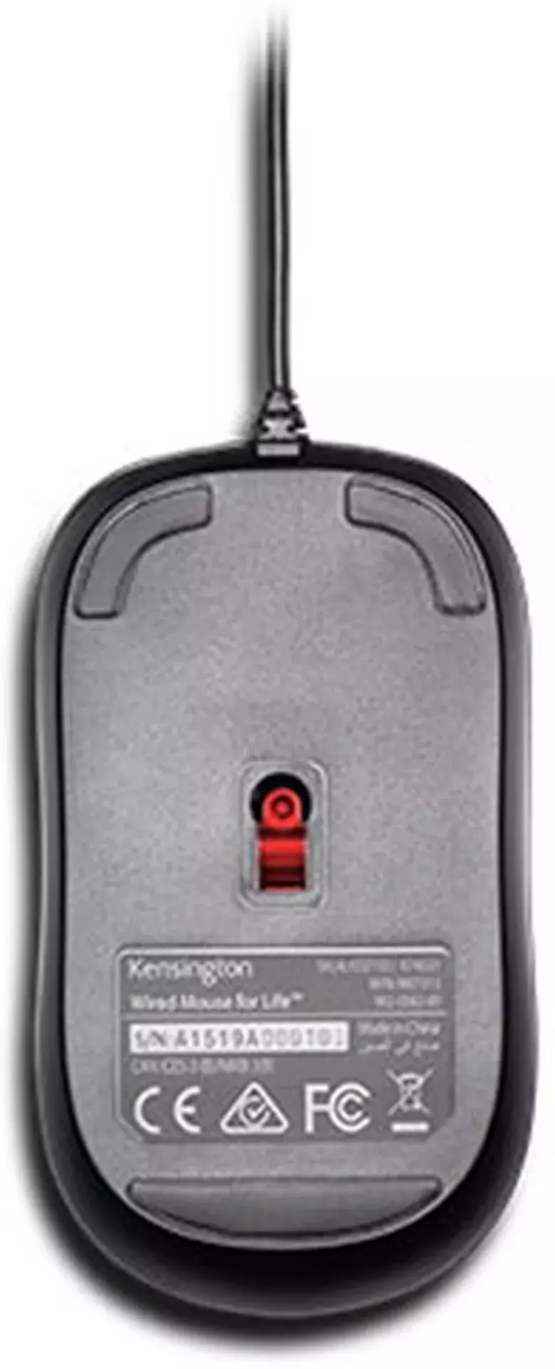 Mouse Kensington KNS USB 3 botones negro-5