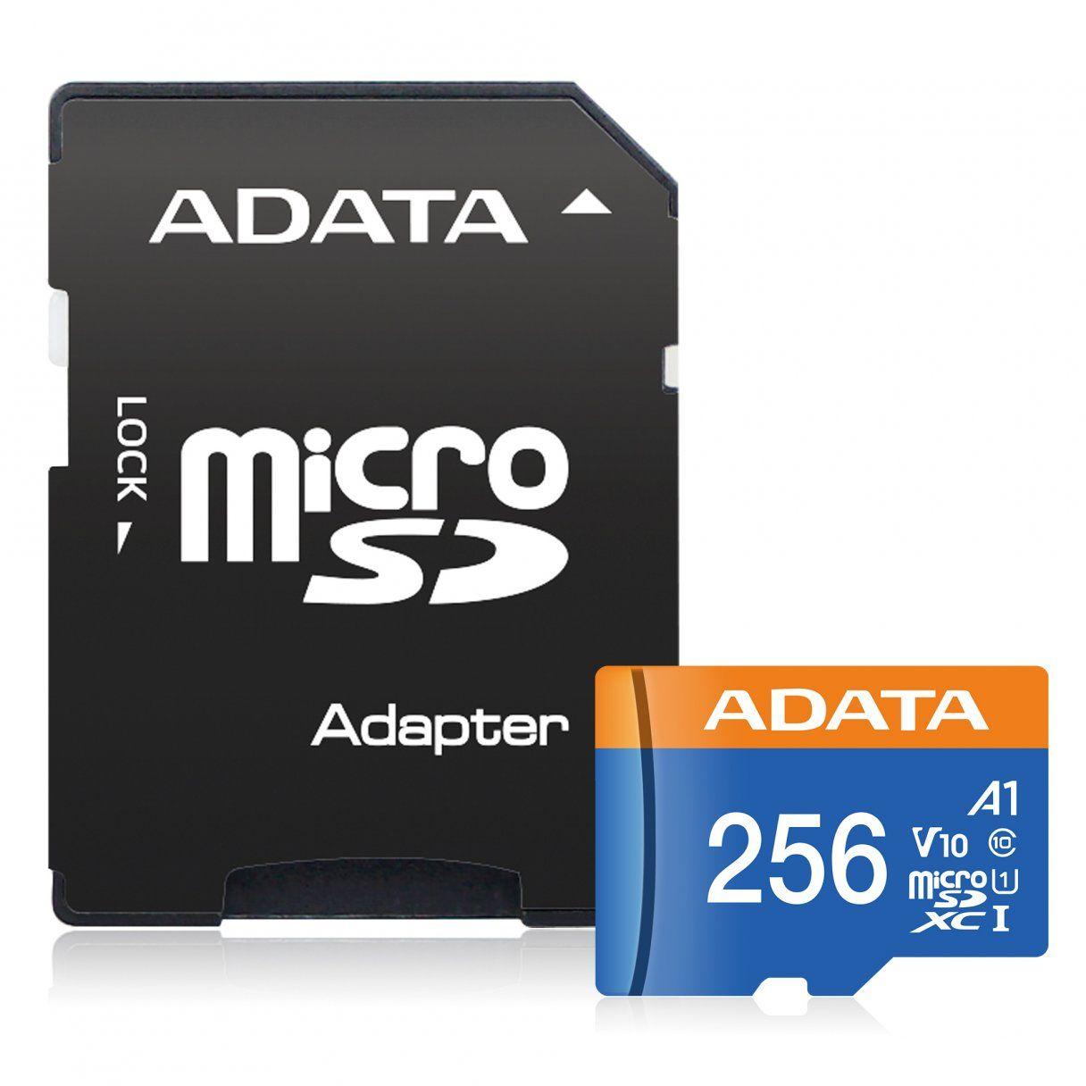 Memoria micro Adata SDXC 256 GB UHS-I Clase 10 con adaptador SD-0