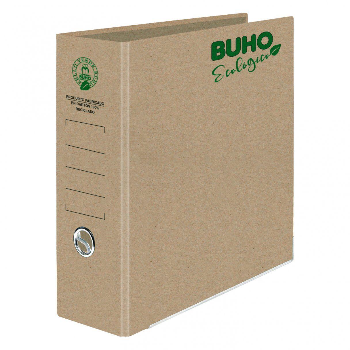 Archivador carta Buho ancho ecológico papel kraft-0