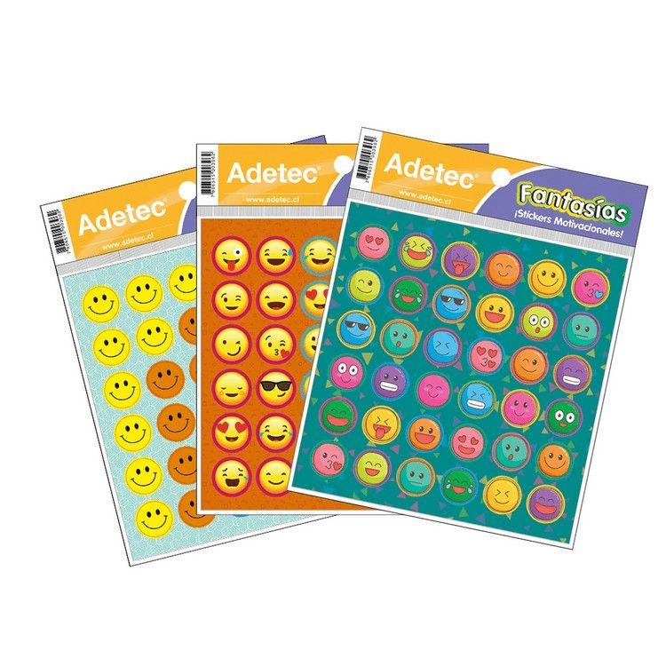 Etiquetas adhesivas Adetec Caritas 15,5 cm multicolor-0