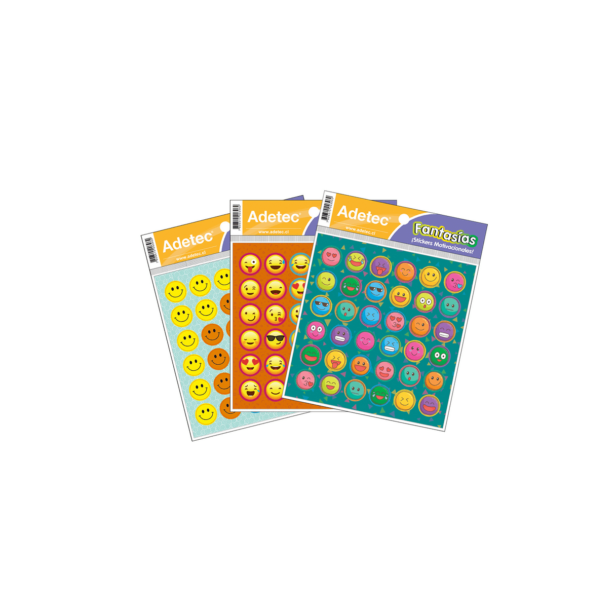 Etiquetas adhesivas Adetec Caritas 15,5 cm multicolor-1