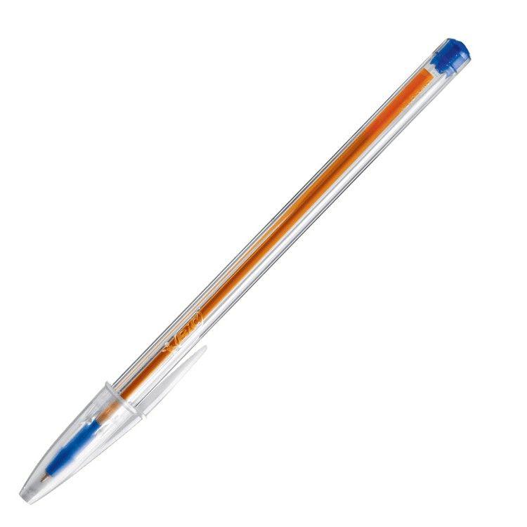 Lápiz pasta BIC Orange punta fina 0,8 mm azul-0