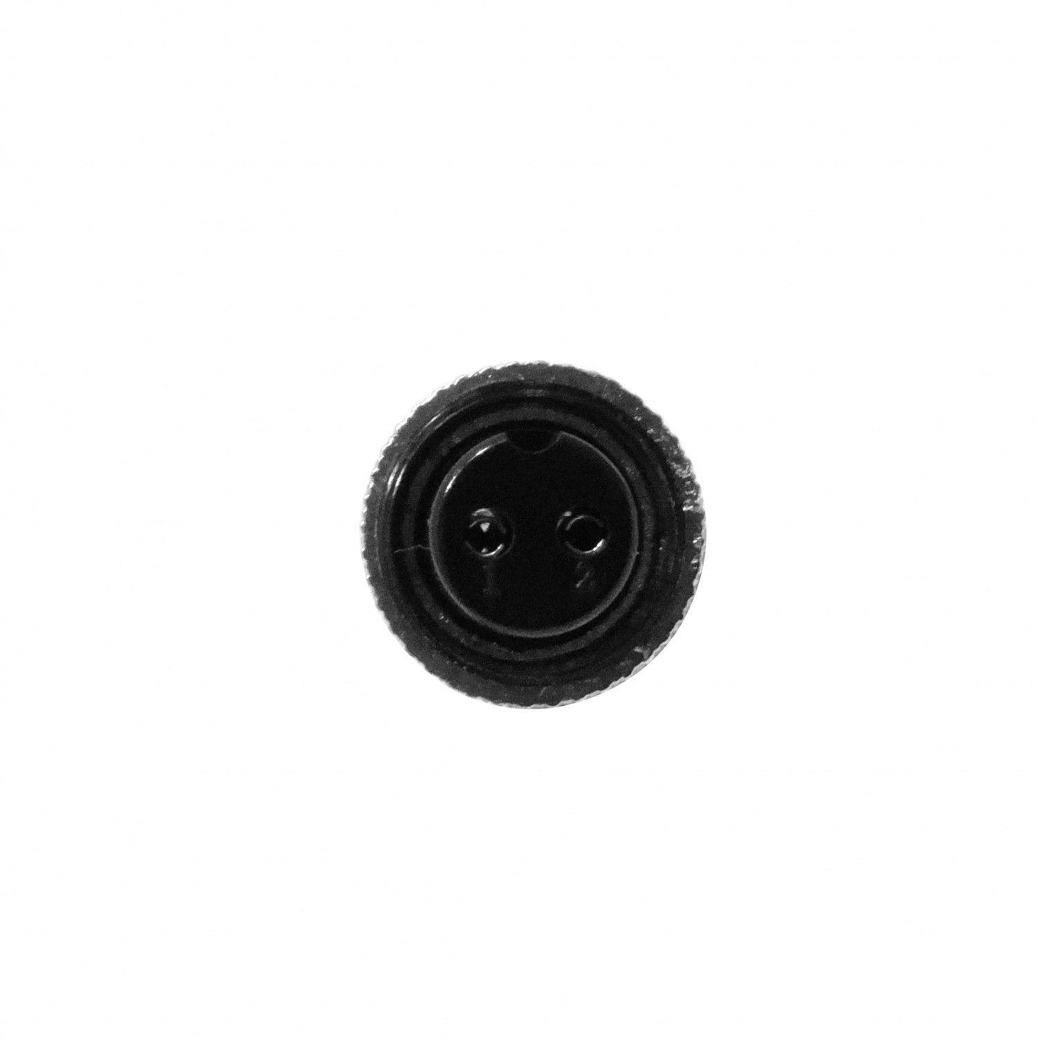 Conector hembra GX12 soldable 2 pines para aviación-2