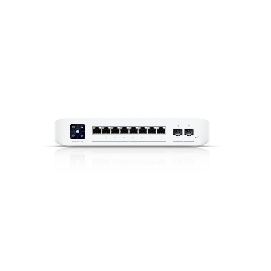 Switch Ubiquiti 8 PoE 120 W con 2 SFP+ 10G-3