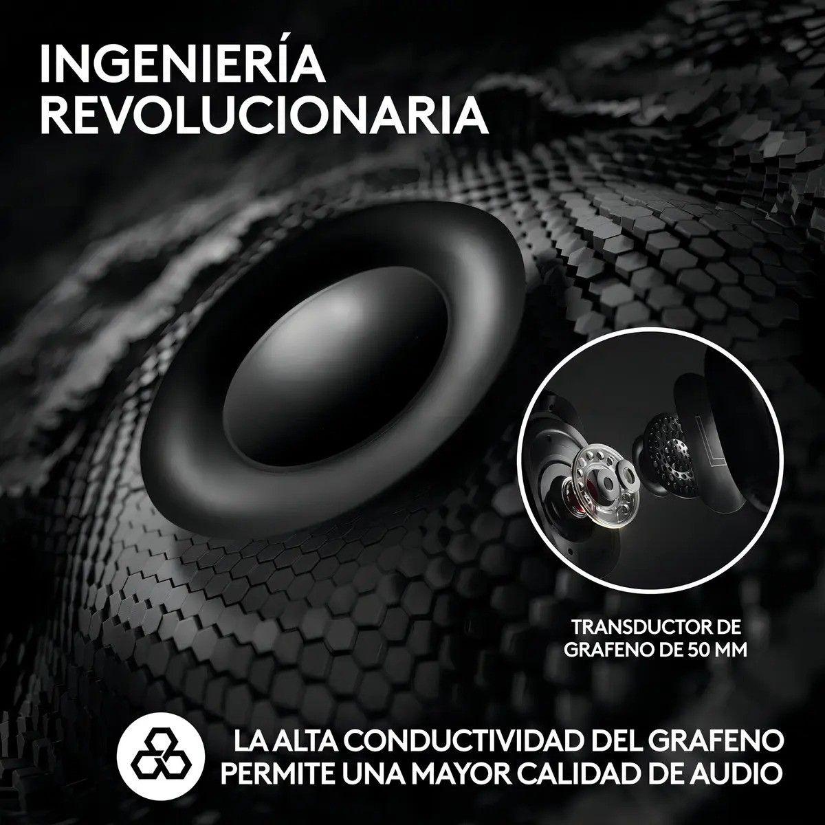 Headset Logitech Pro X Lightspeed 2 inalámbrico blanco-3