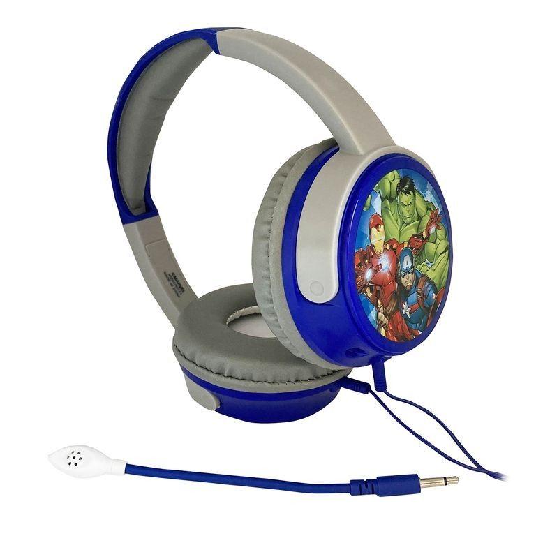 Audífono con micrófono Disney Avengers para chat-4