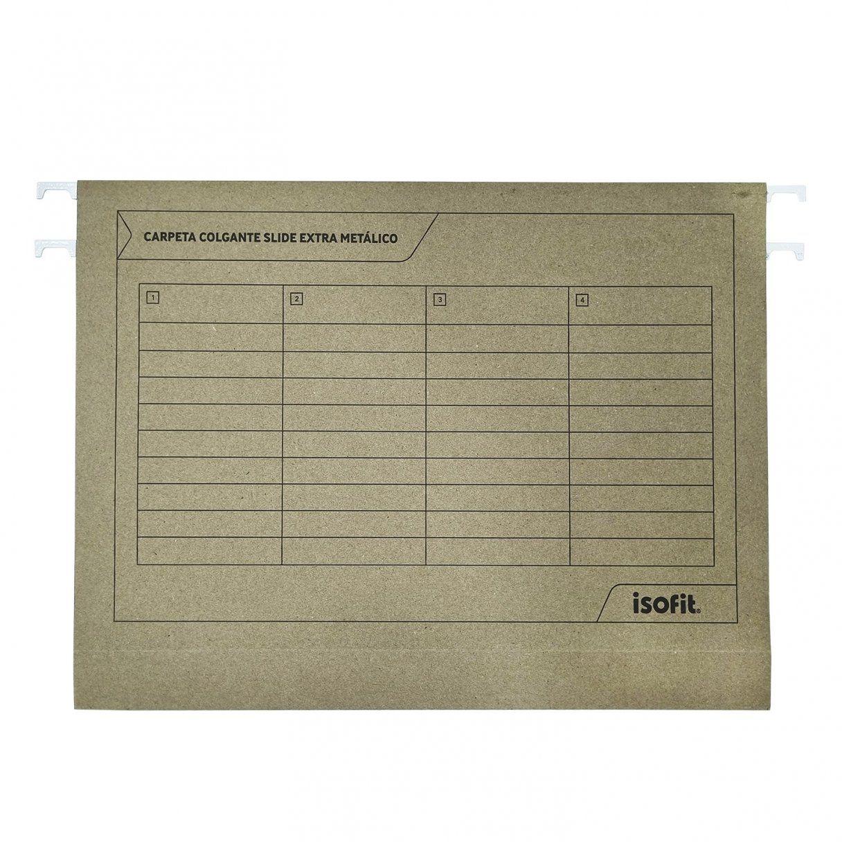 Carpeta colgante Isofit estándar extra metálico-0