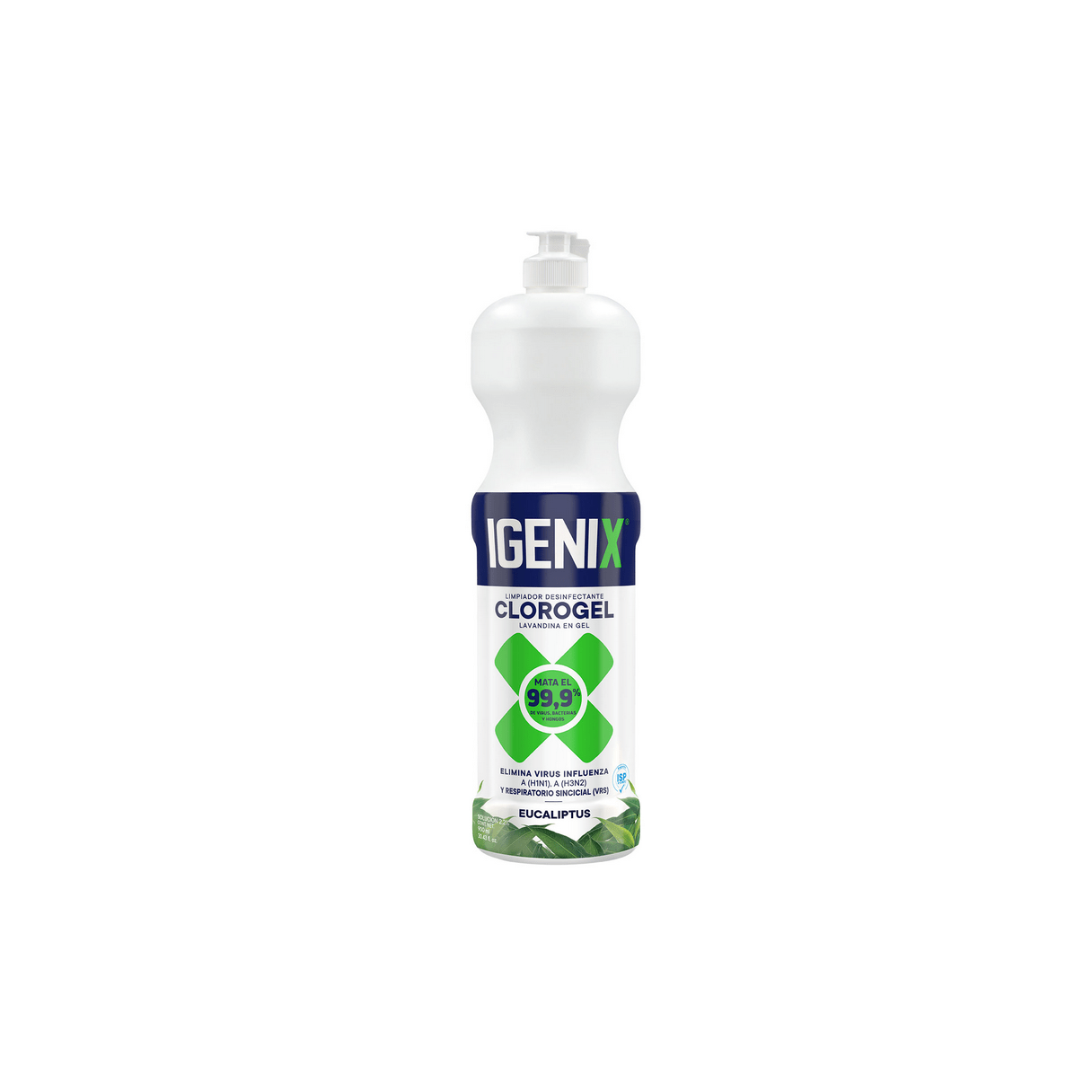 Limpiador cloro gel Igenix eucaliptus 900 ml 10 veces más espeso-0