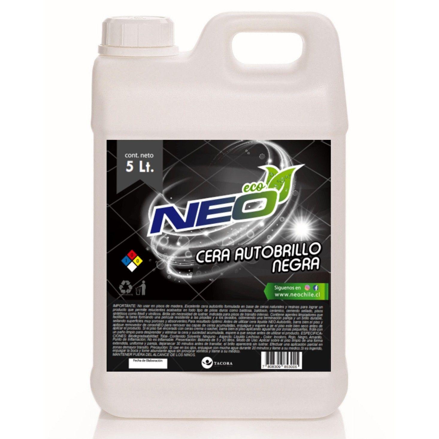 Cera líquida NEO autobrillo 5 L negra-0