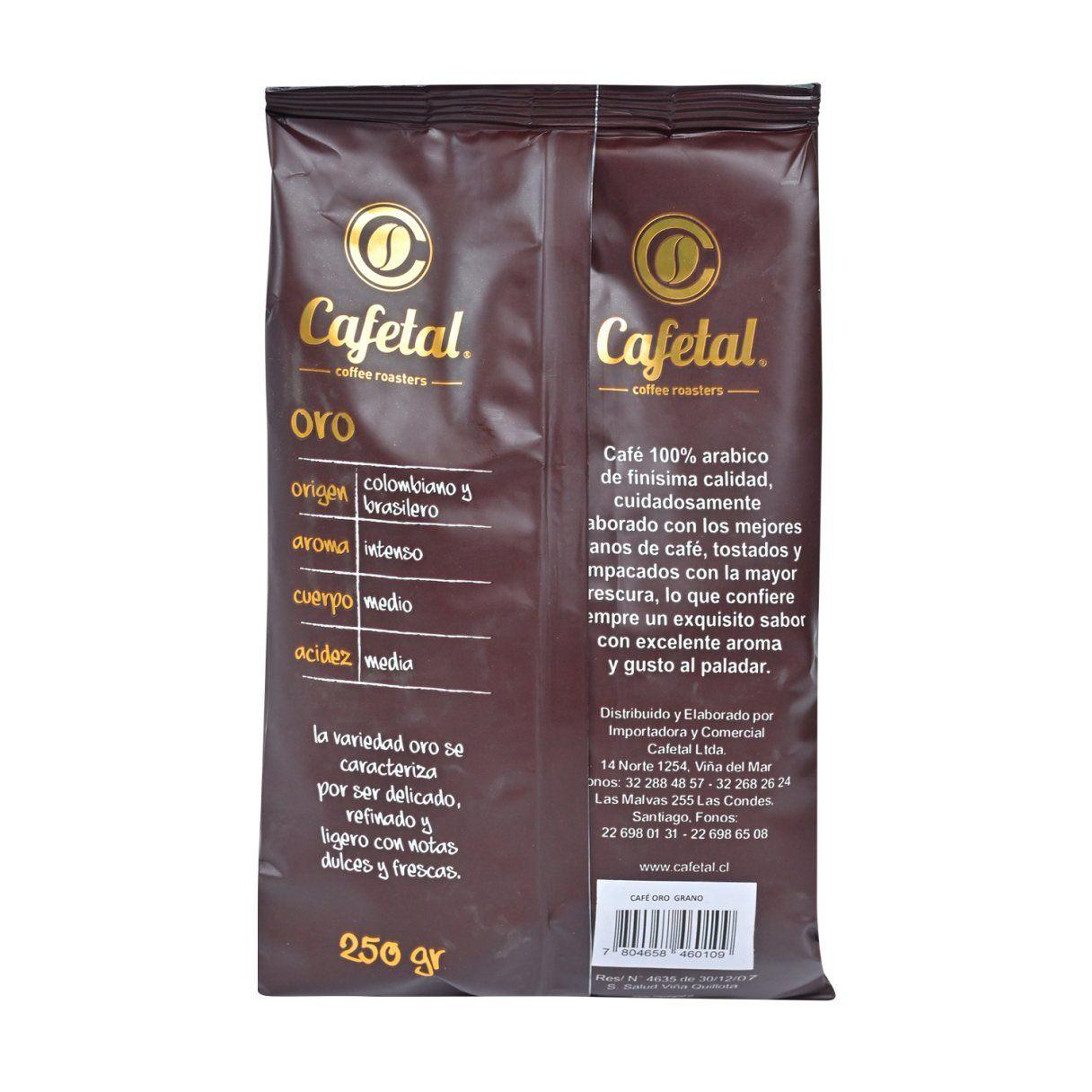 Café grano entero Tío Pepe 250 g oro gourmet-2