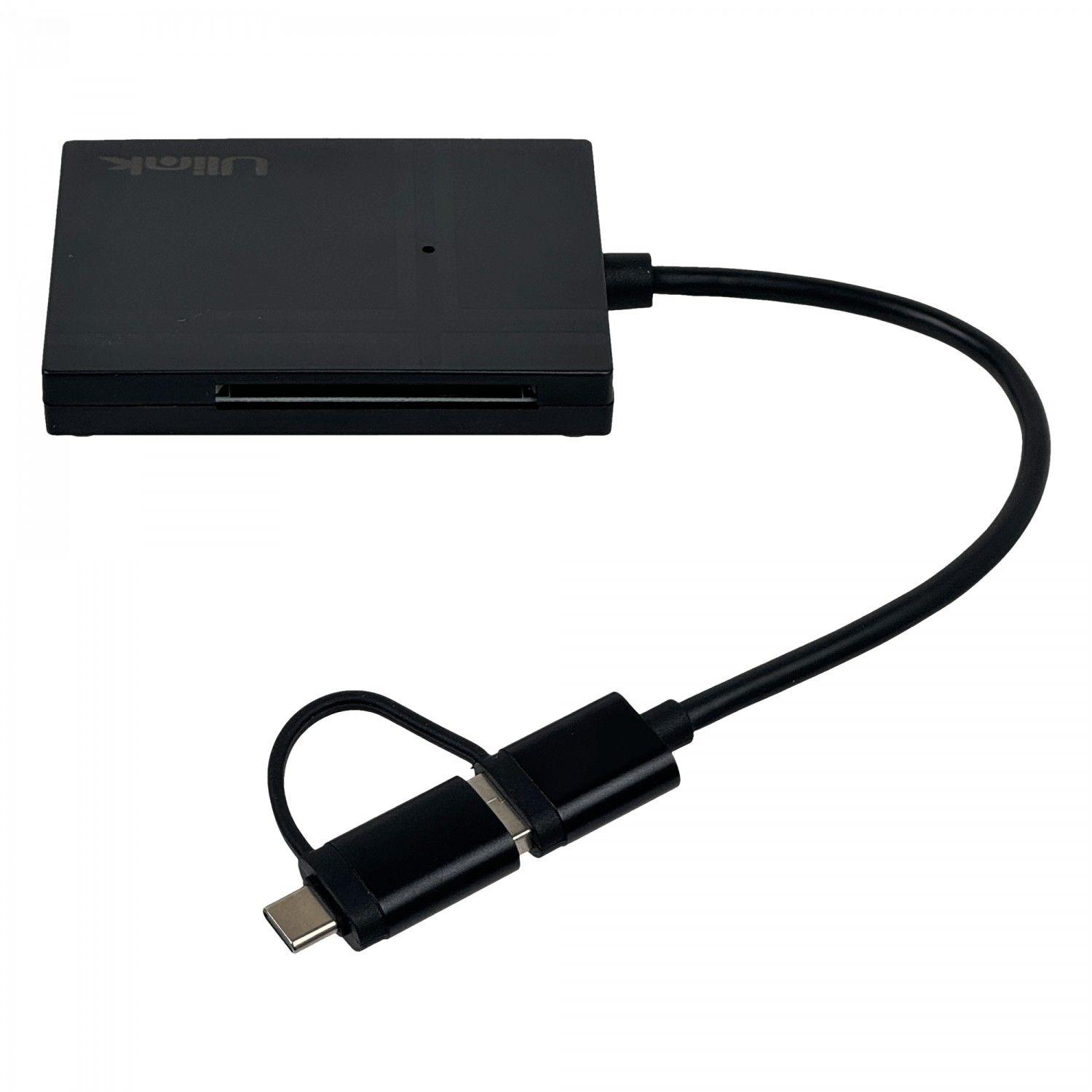 Lector de memoria Ulink Todo-en-1 USB 3.0 SD mSD TF CF XD-2
