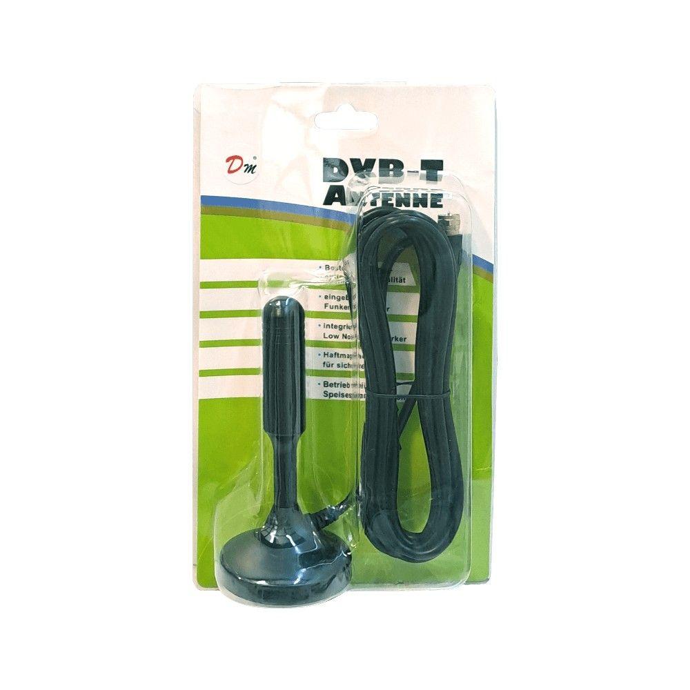 Antena TV digital 470-862 MHz con base magnética y cable de 3 m-2