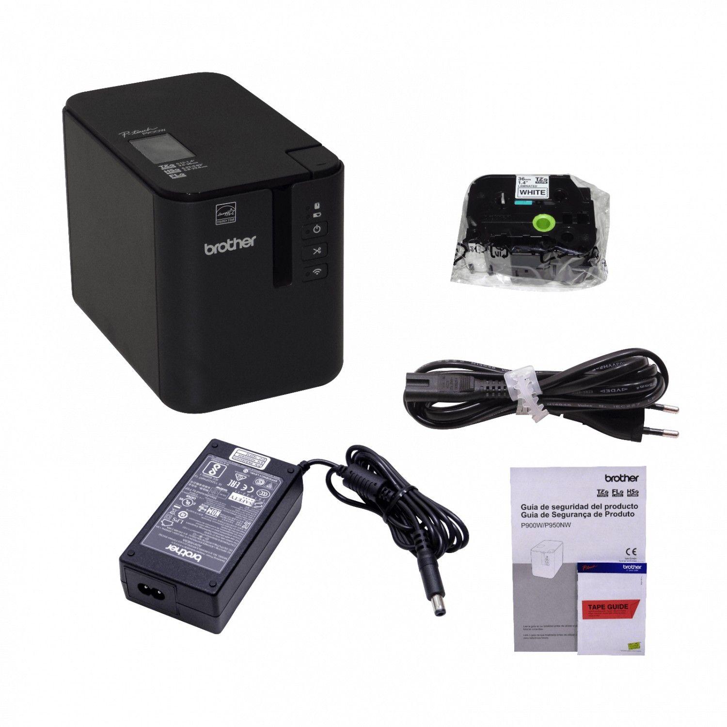 Impresora Brother TZ 36 mm 360x720 dpi 80 mm/seg USB2.0 RS232/DB9-M-4