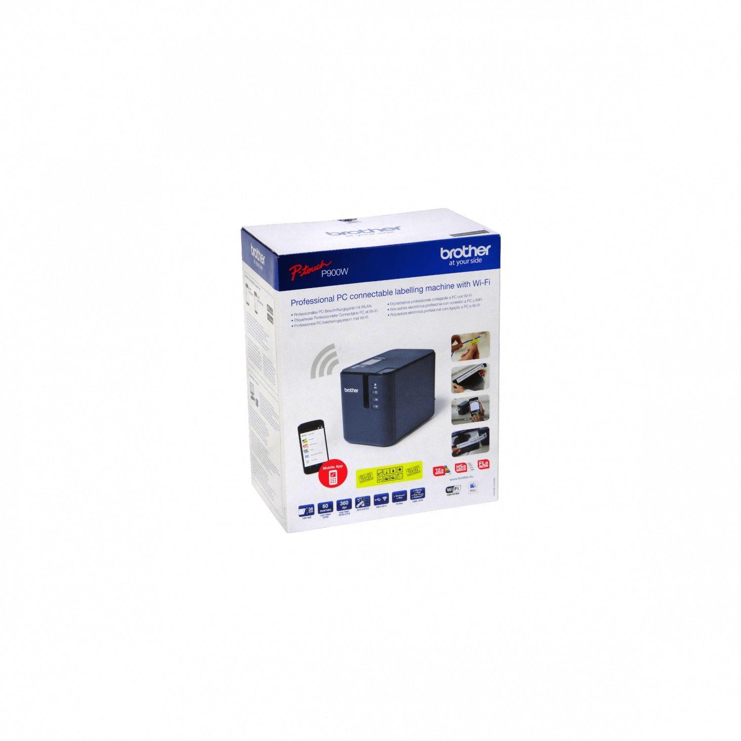Impresora Brother TZ 36 mm 360x720 dpi 80 mm/seg USB2.0 RS232/DB9-M-5