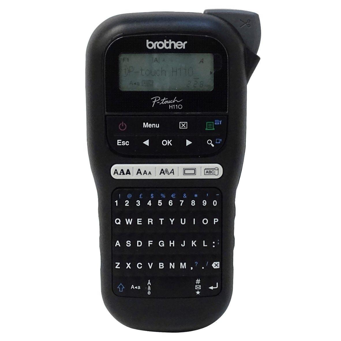Rotuladora Brother QWERTY TZe 3,5-12 mm requiere 6 pilas AAA-1