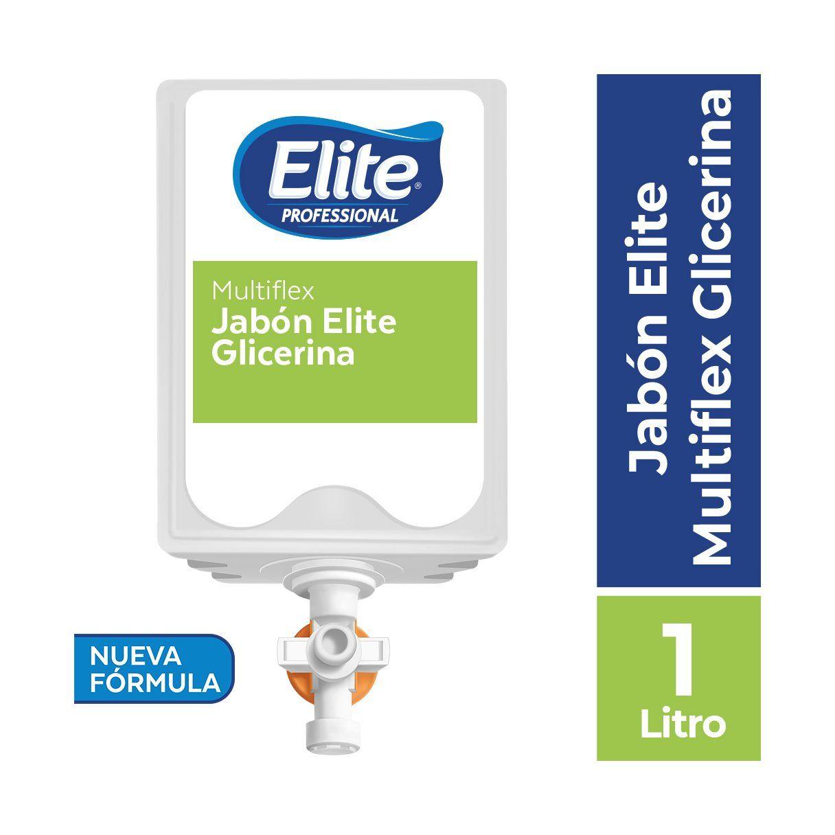 Jabón líquido Elite Multiflex glicerina 1 L-1