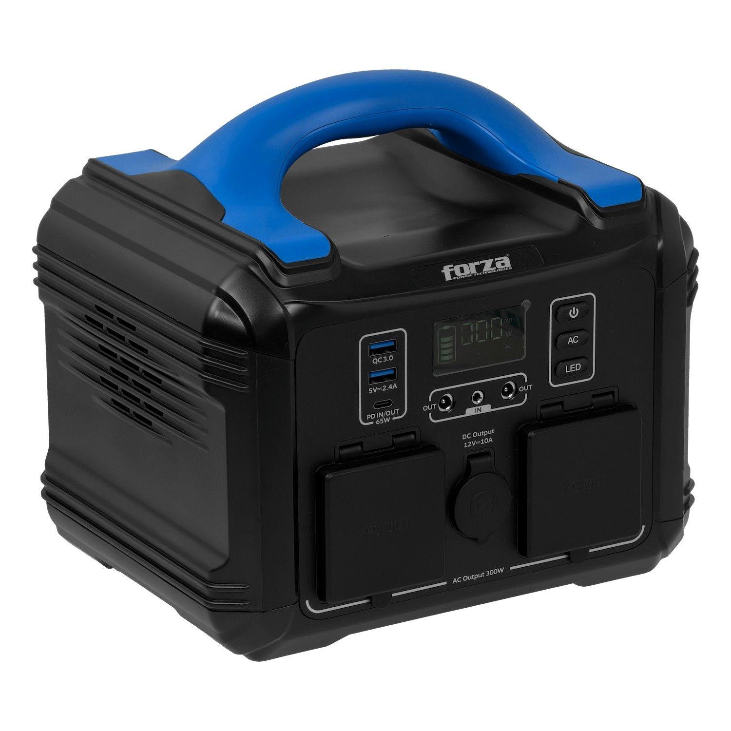 Batería portátil Forza 300 W 236 Wh con inversor Onda Pura MPPT-0