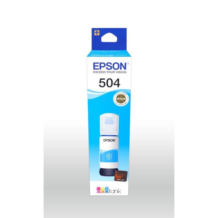 Botella de tinta Epson T504220 cian-0