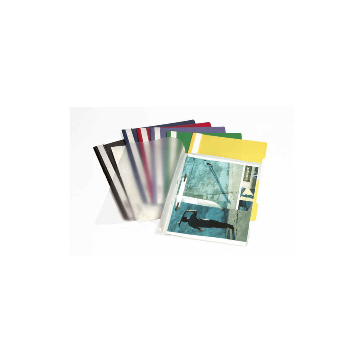 Carpeta vinil Durable oficio fastener pigmentada negro-2