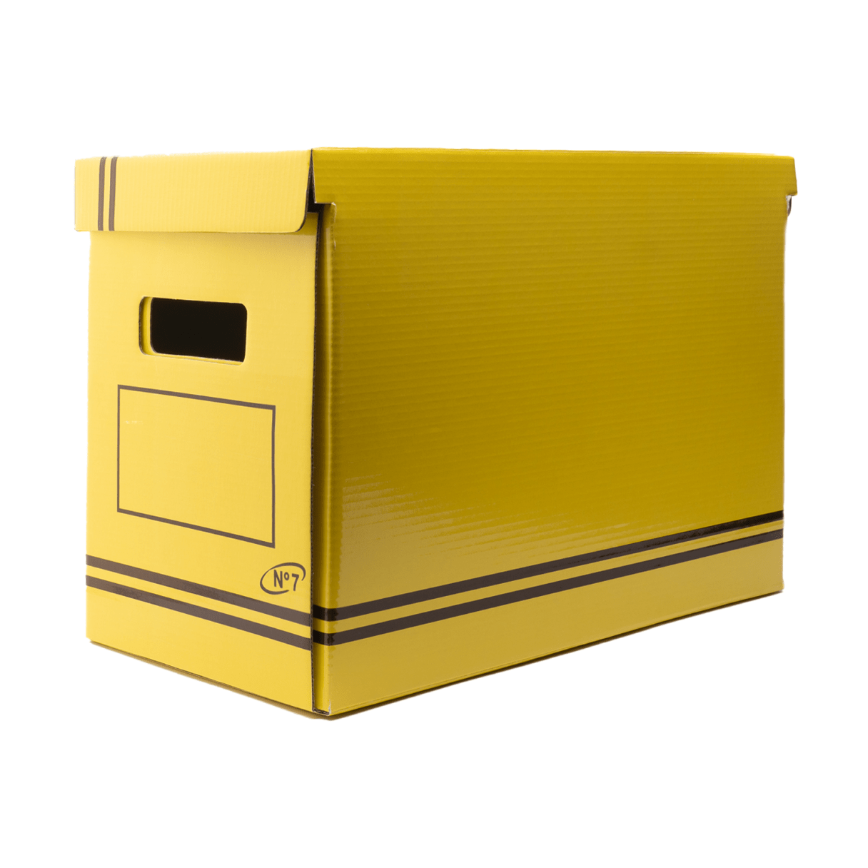 Caja de archivo Memphis colgante N° 7 amarillo-0