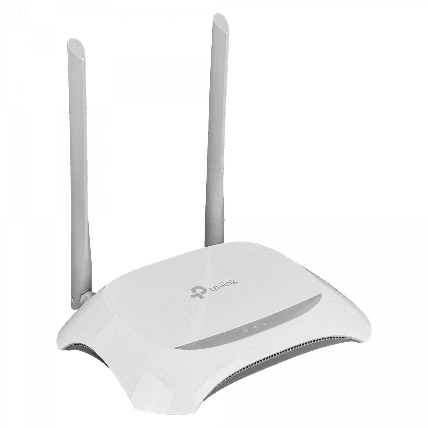 Router TP-LINK N-300 Mbps 2 antenas fijas 4 LAN 1 WAN 2,4 GHz-0