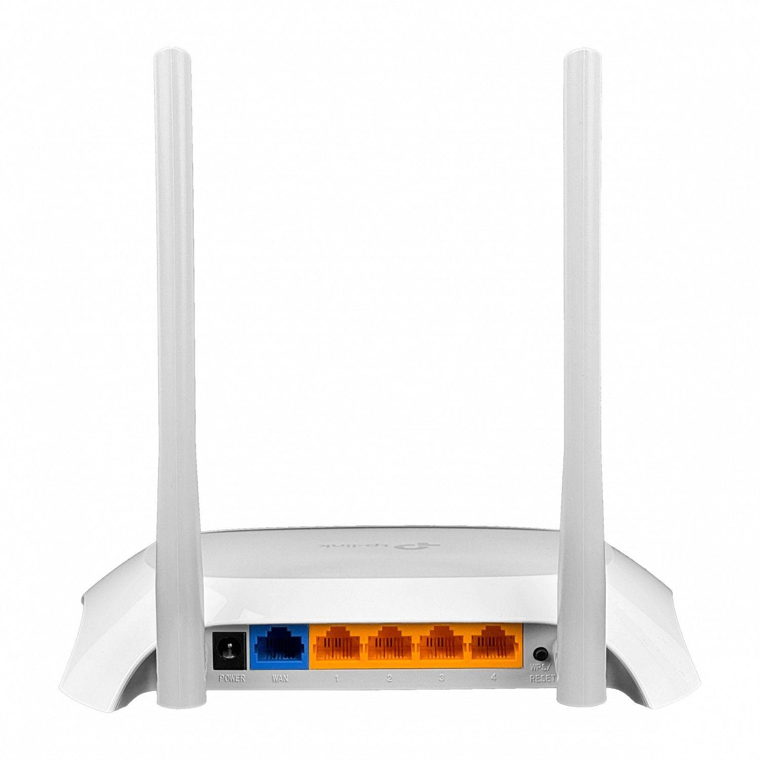 Router TP-LINK N-300 Mbps 2 antenas fijas 4 LAN 1 WAN 2,4 GHz-4